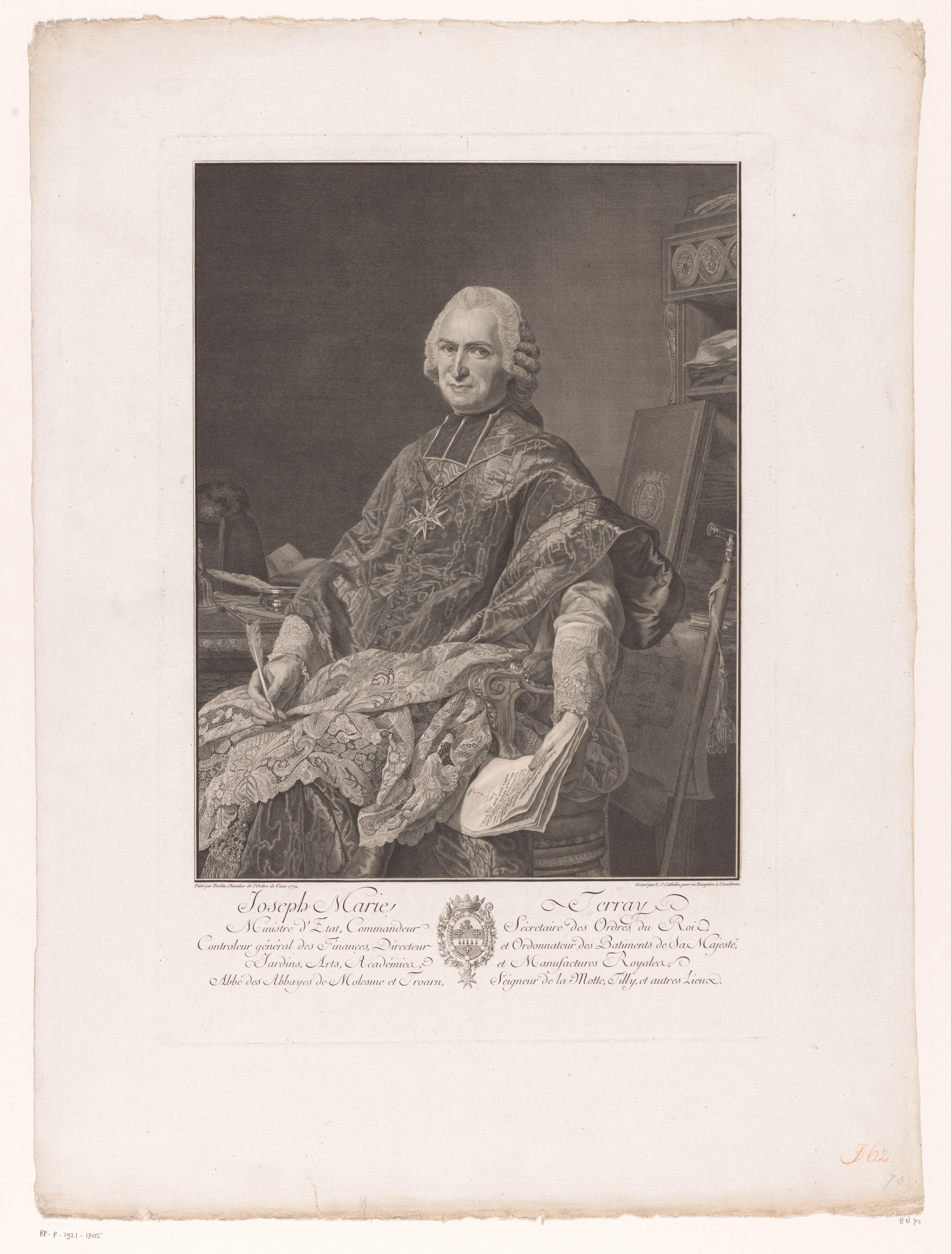 Portret van Joseph Marie Terray