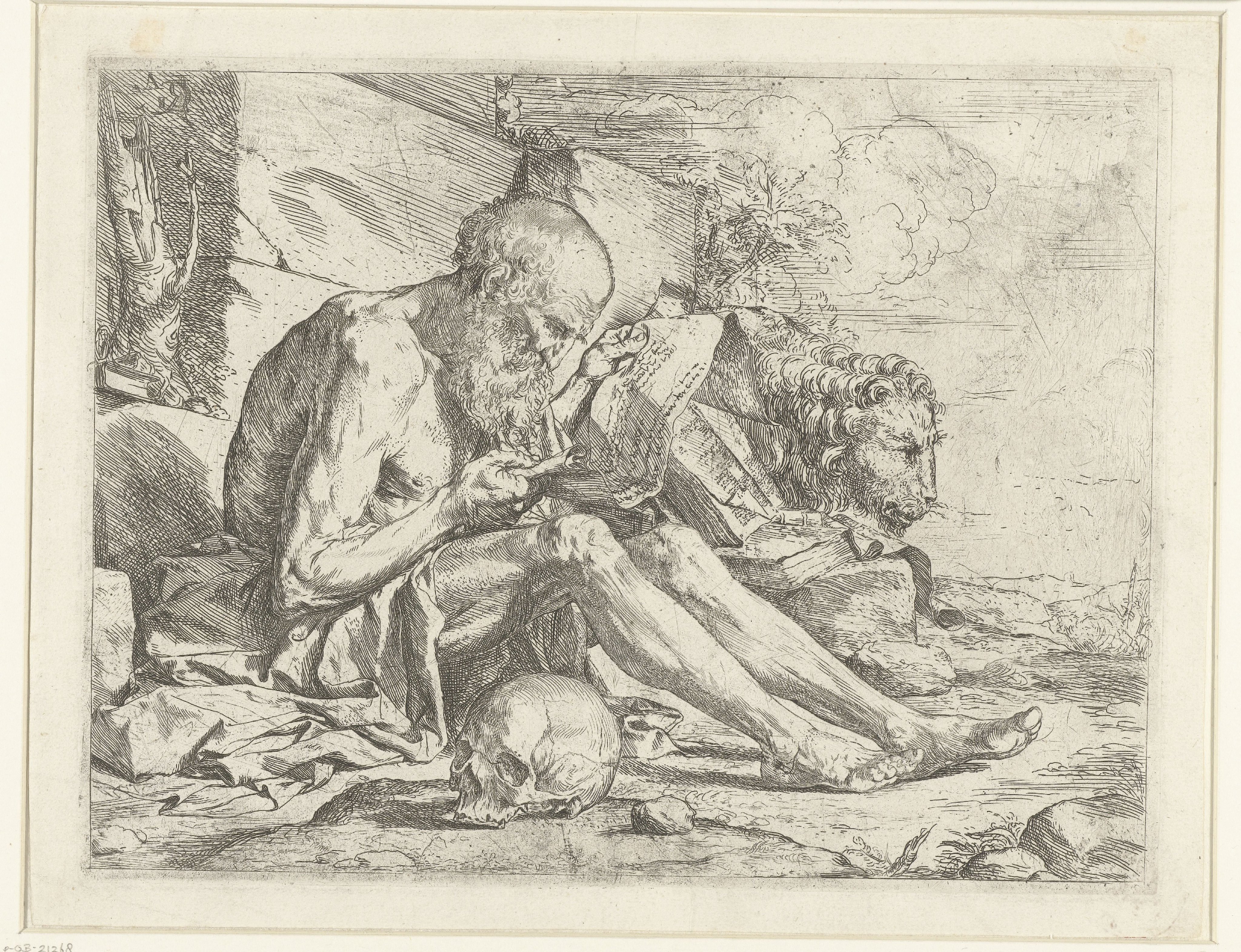 Heilige Hieronymus lezend