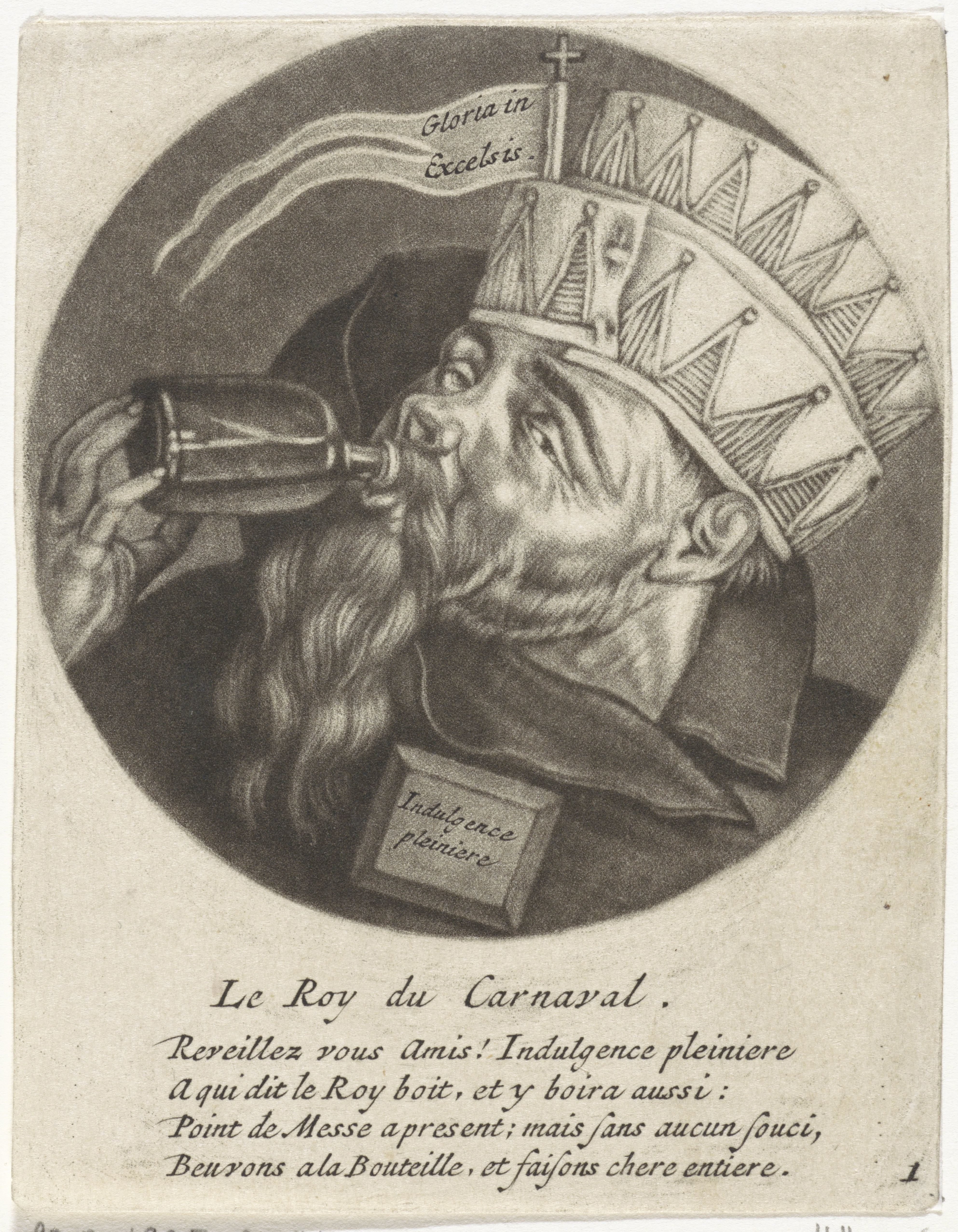 Caricatures of the French clergy under Louis XIV