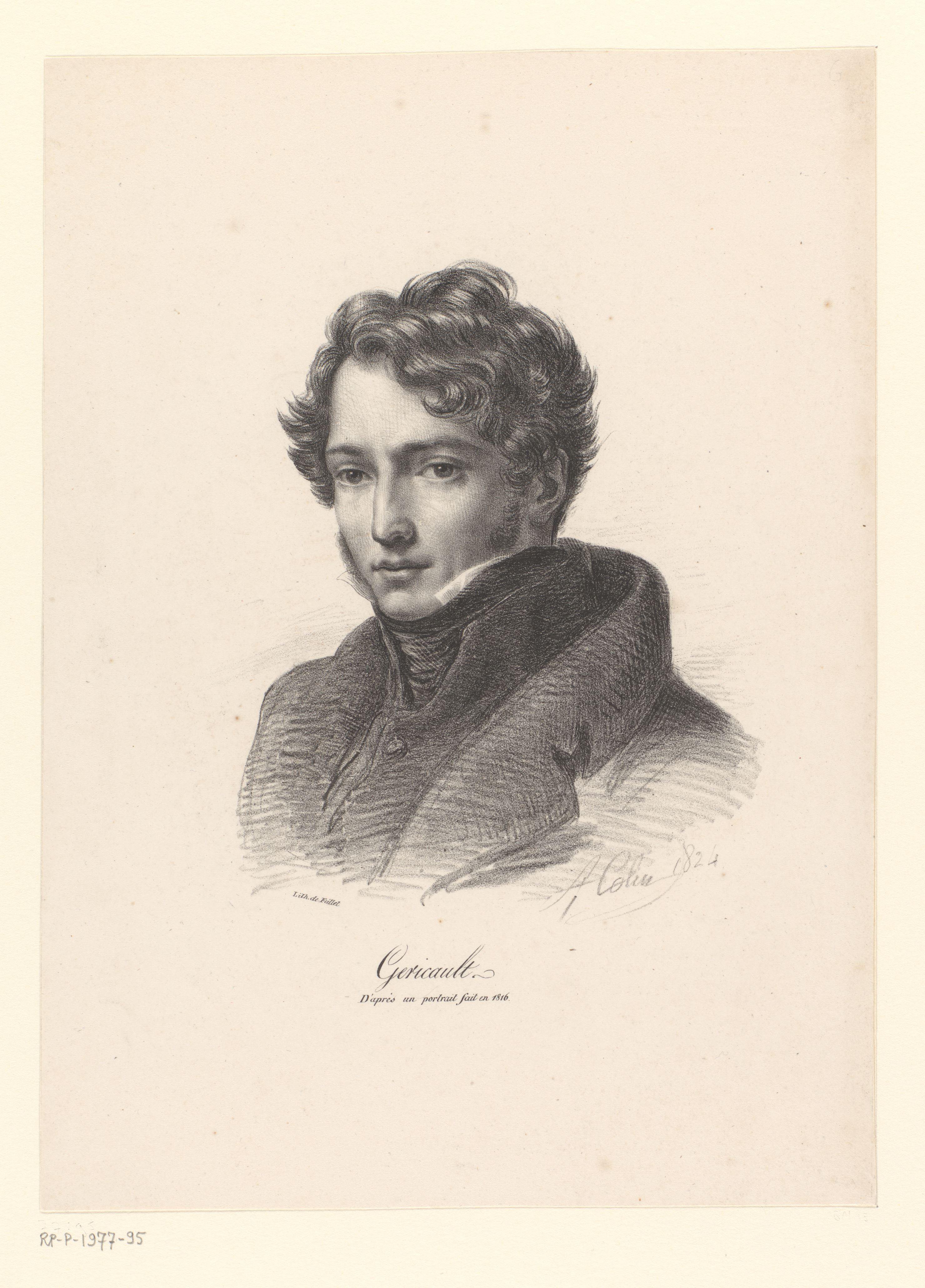 Portret van Théodore Géricault