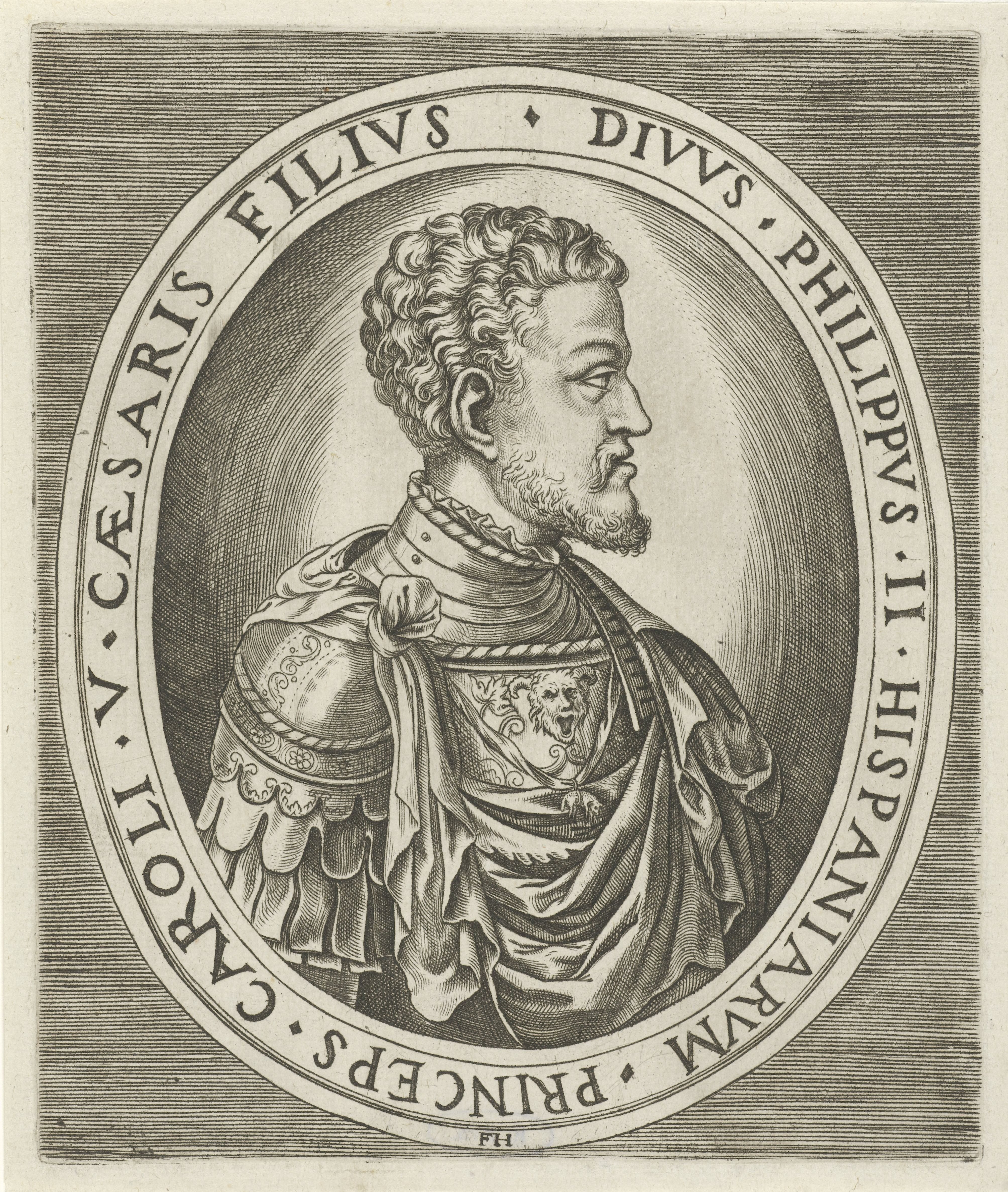 Portret van koning Filips II, koning van Spanje