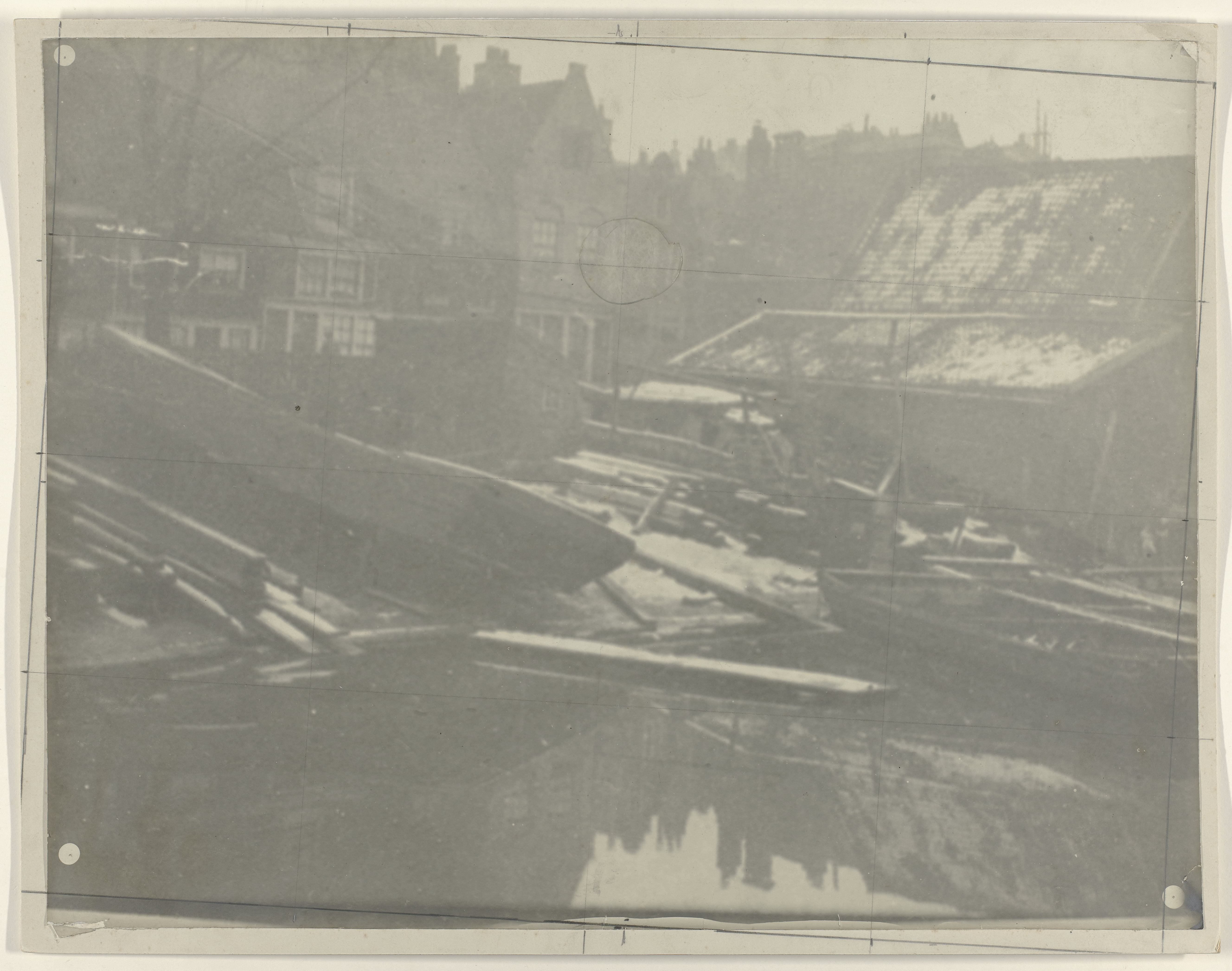 Scheepswerf aan de Bickersgracht te Amsterdam