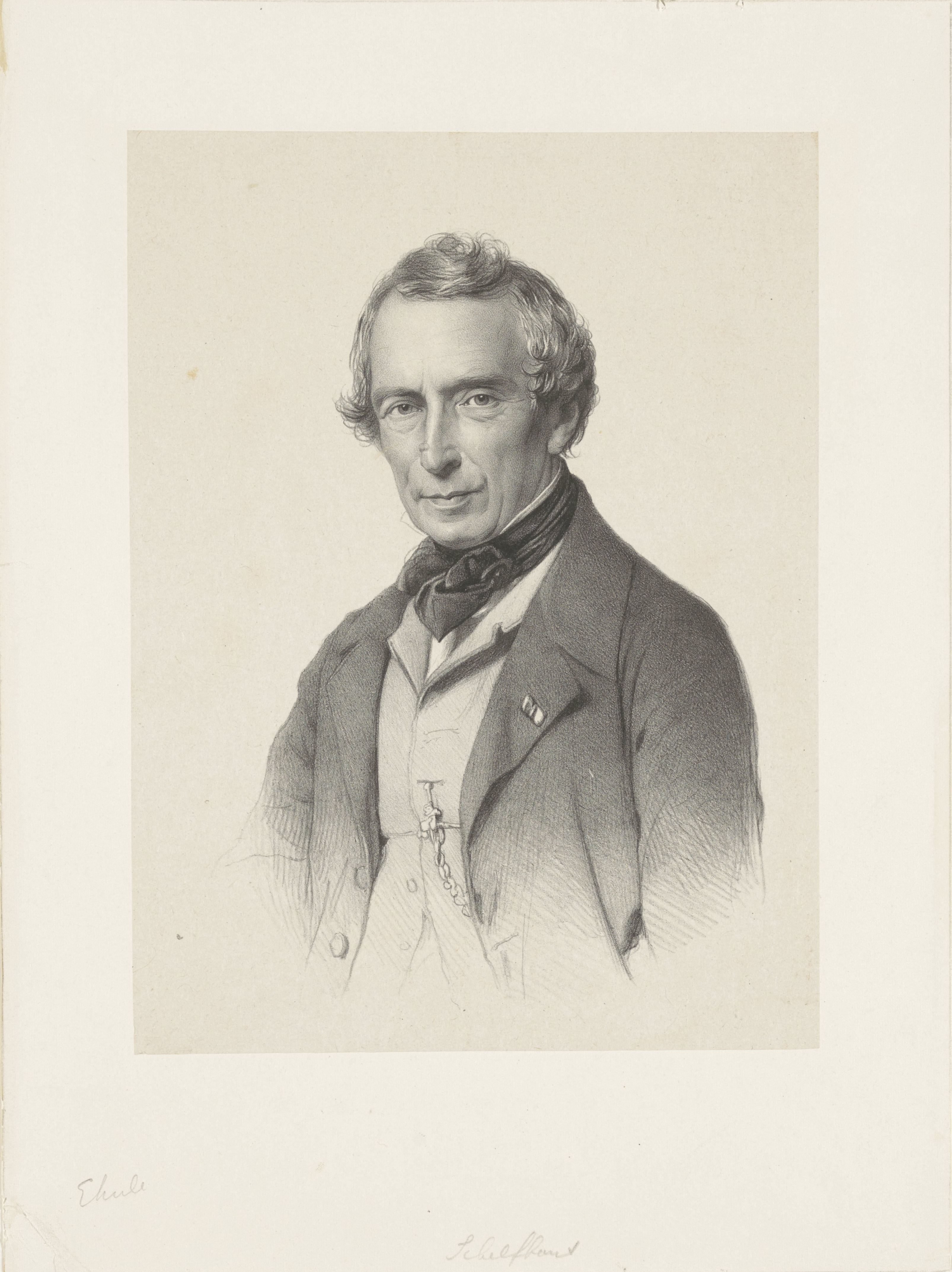 Portret van Andreas Schelfhout