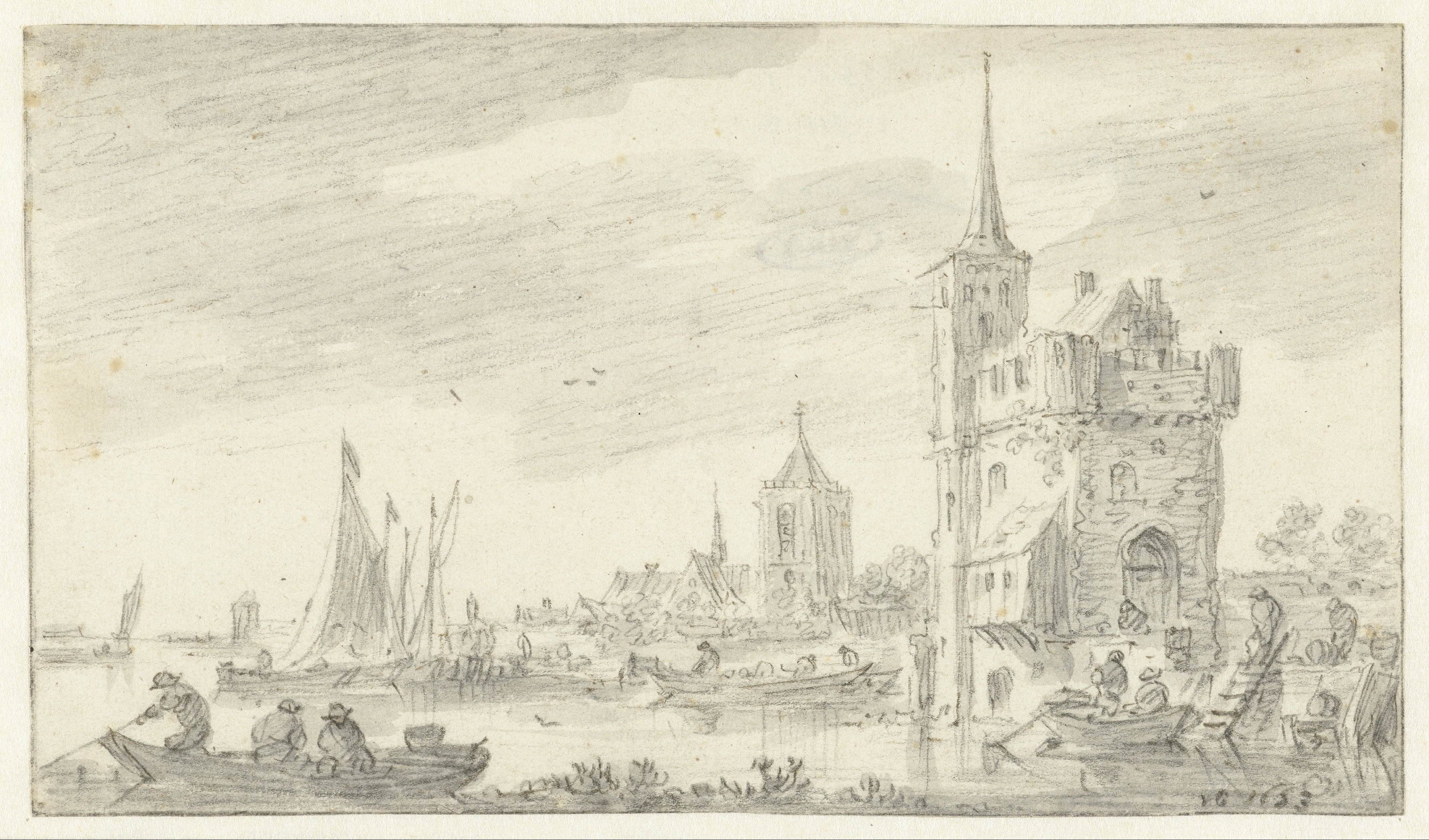 Stadspoort aan de stadswal