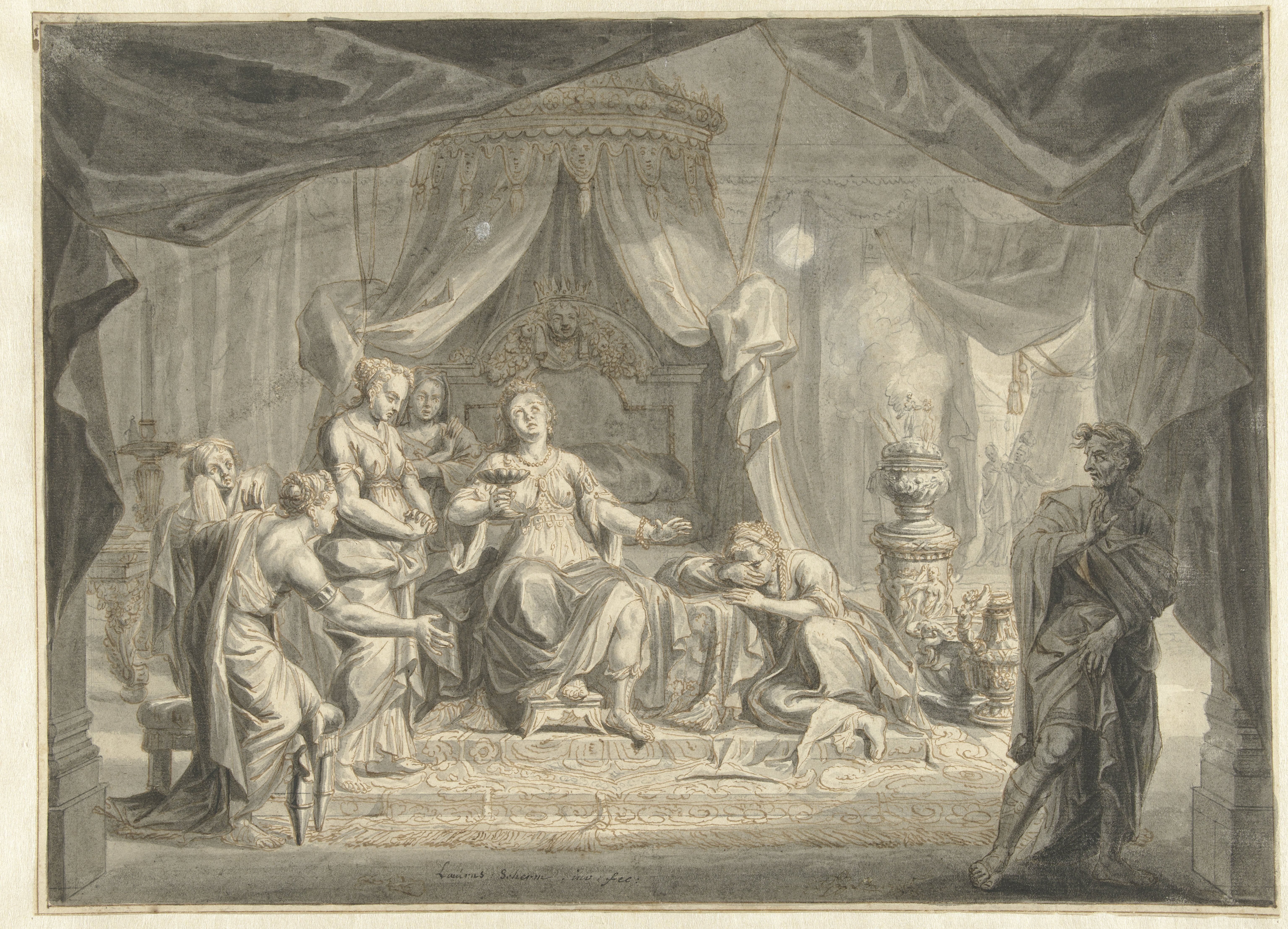 De dood van Sophonisbe