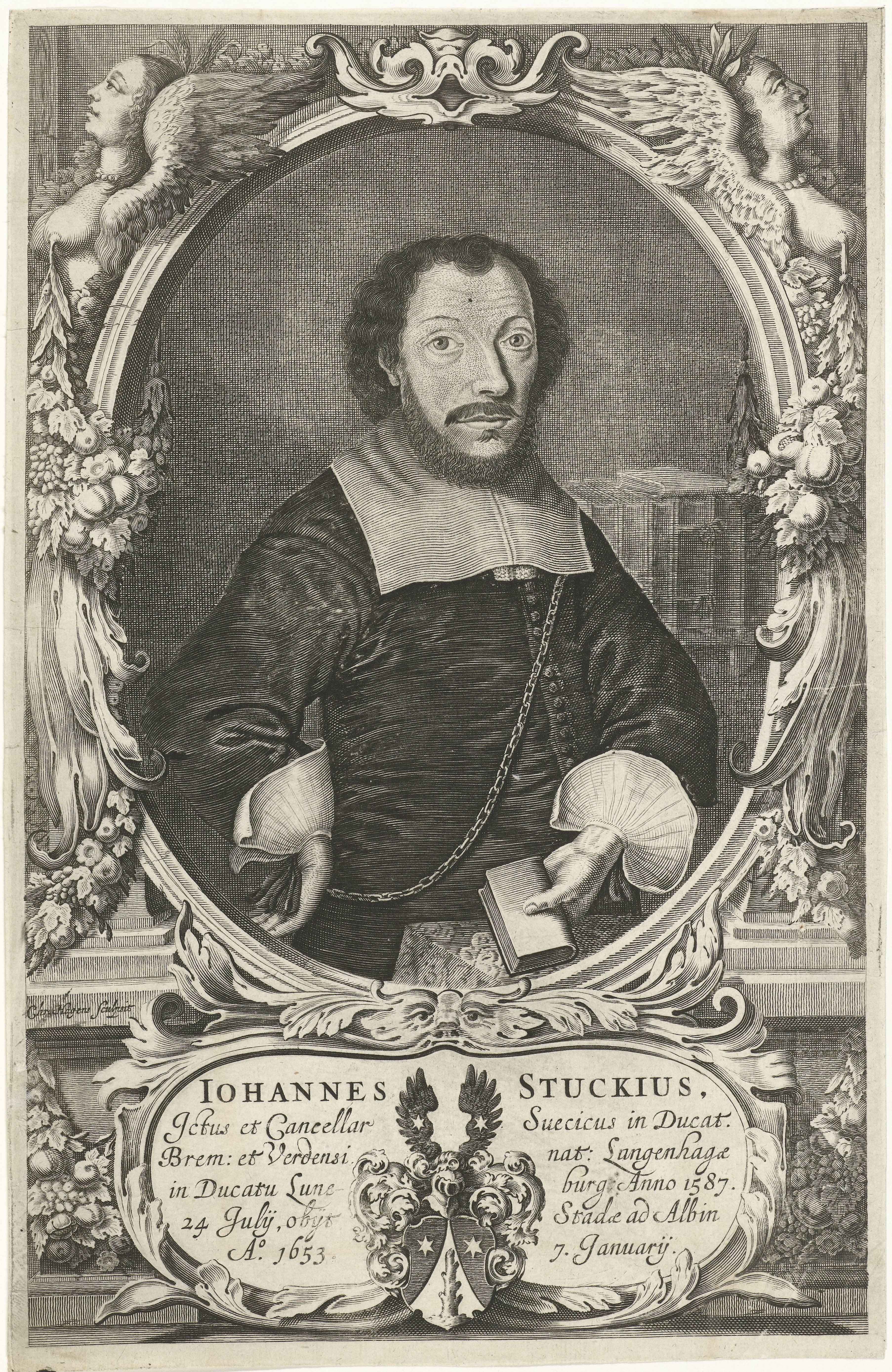 Portret van Johannes Stuckius