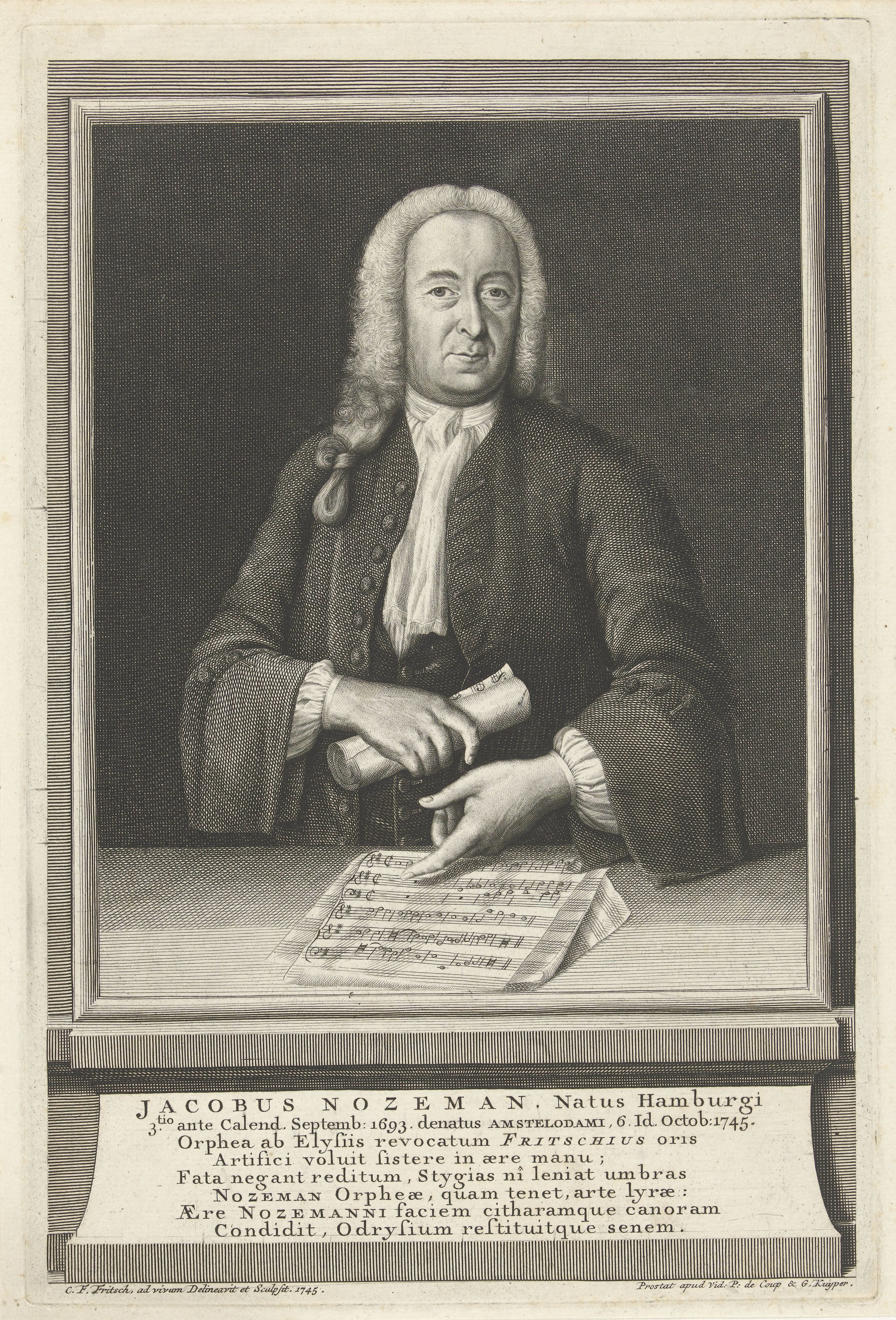 Portret van Jacobus Nozeman