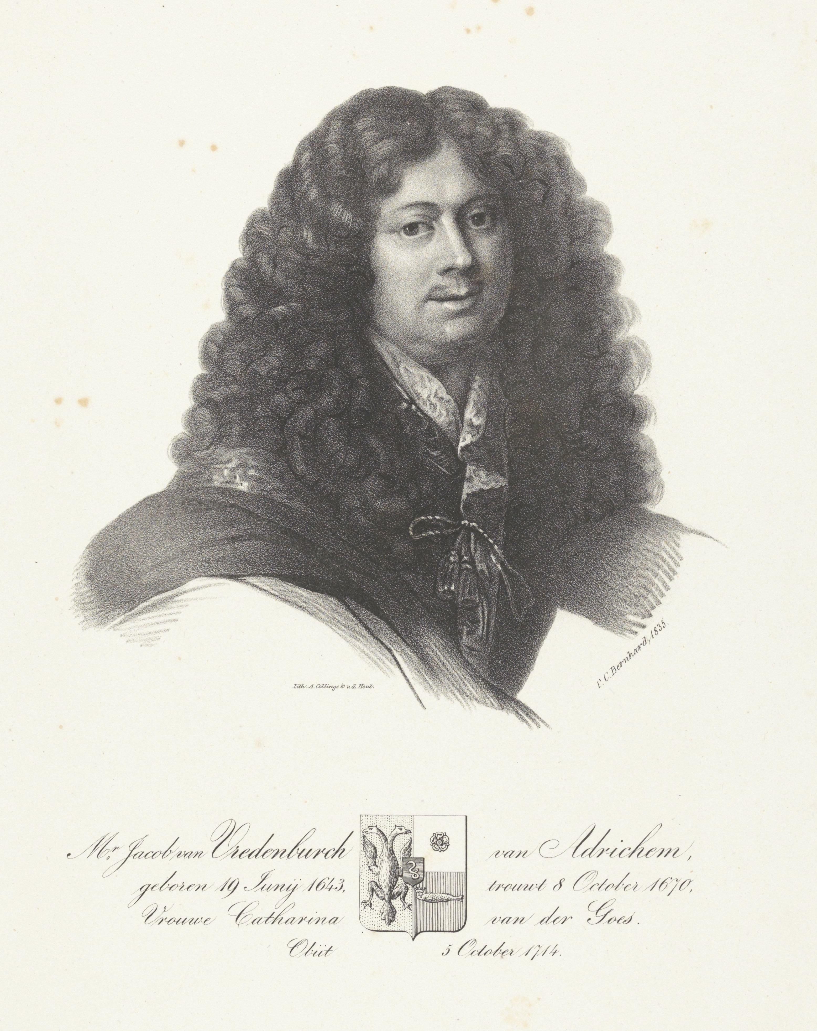 Portret van Jacob van Vredenburch van Adrichem