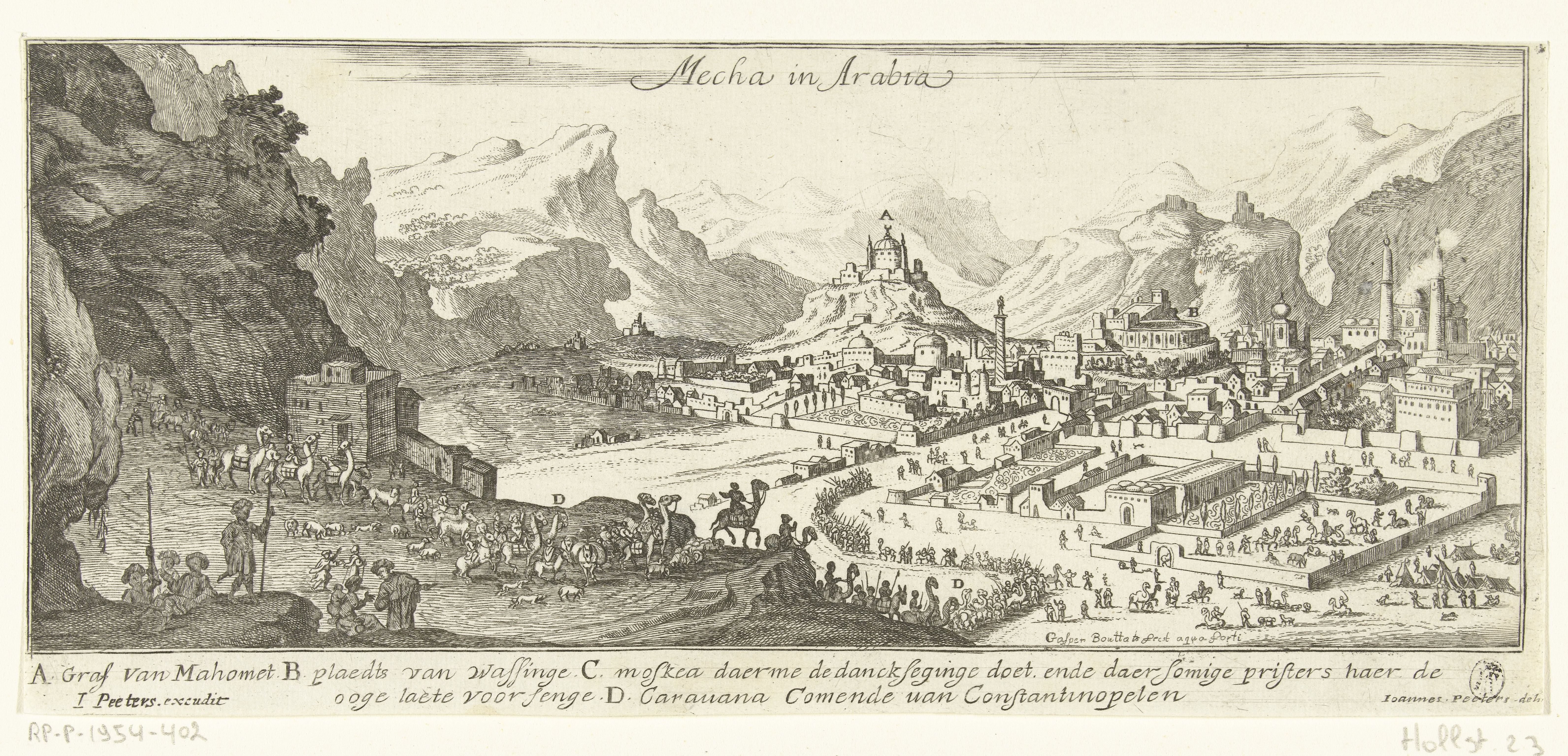 Gezicht op Mekka