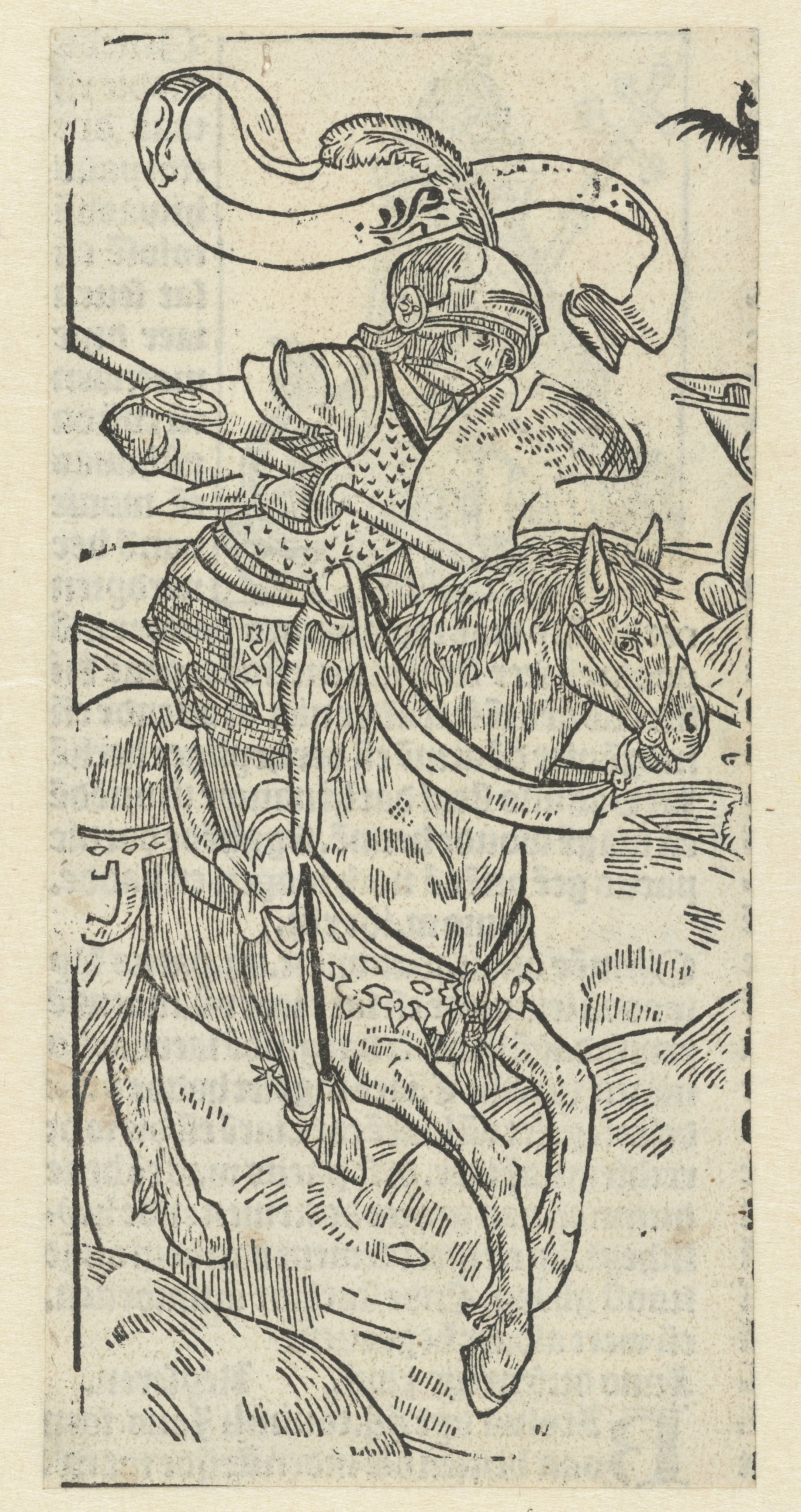 Ridder te paard