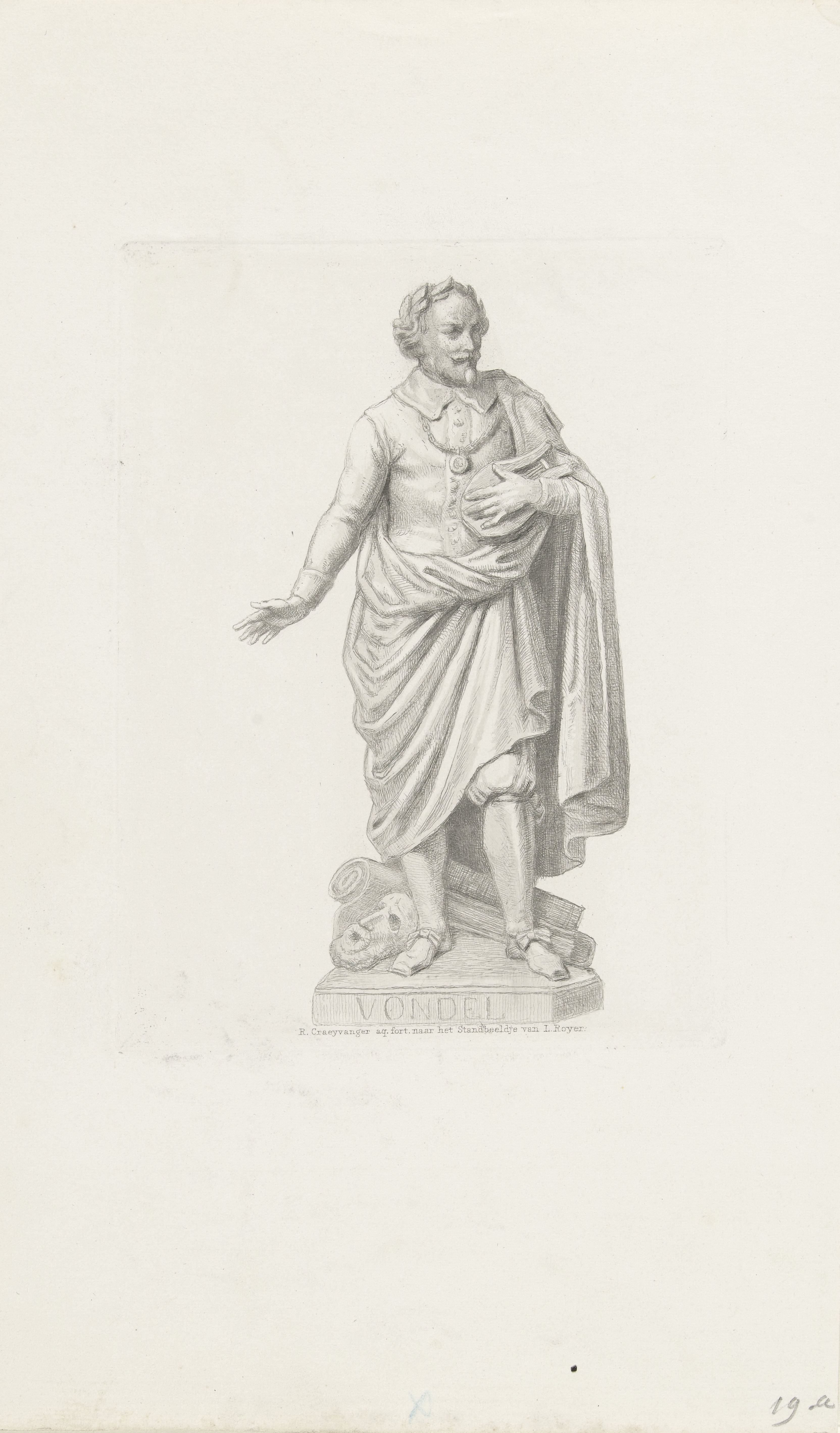 Standbeeld van Joost van den Vondel