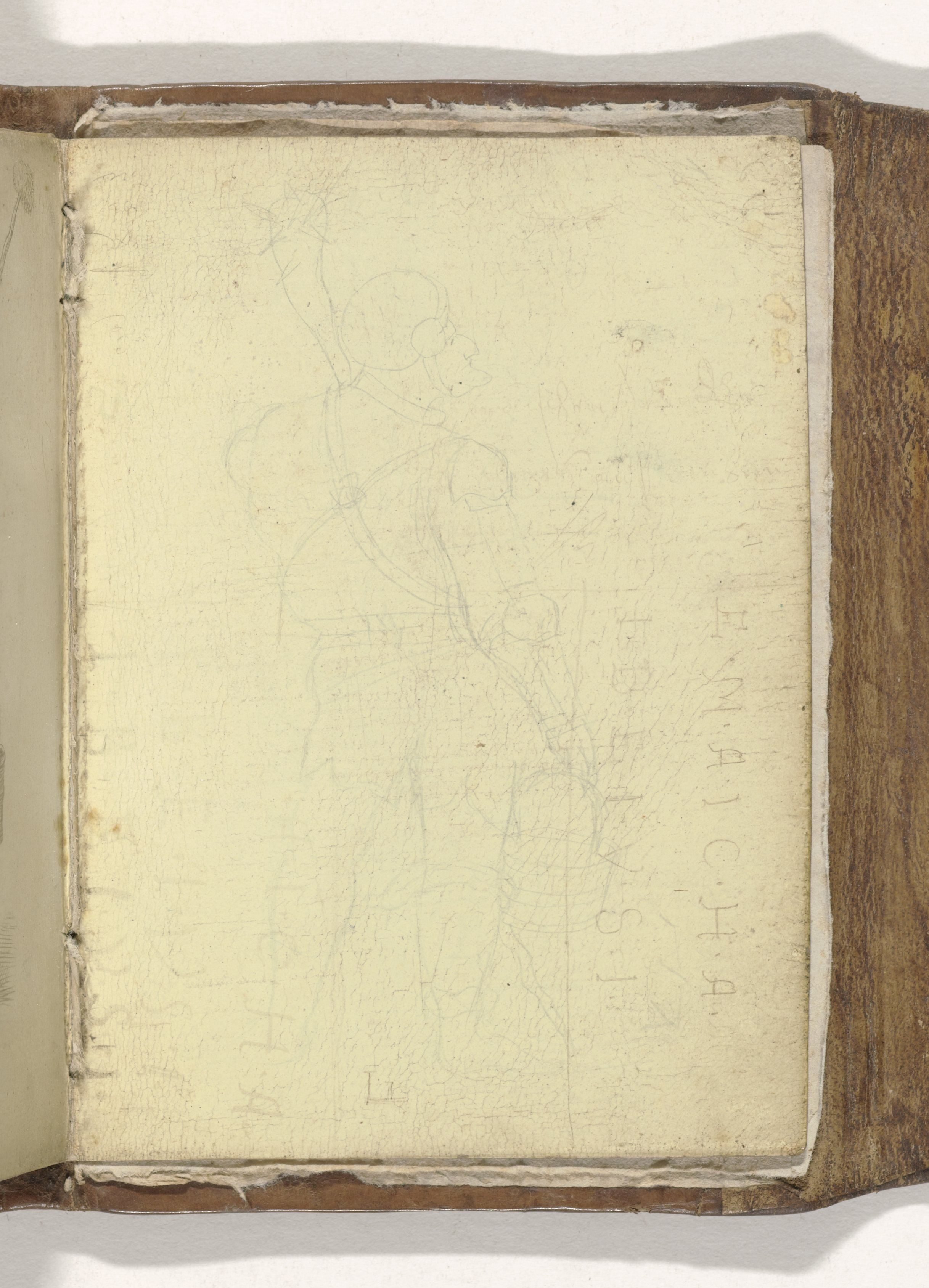 Herhaling van een van de romeinse soldaten op verso van blad 11