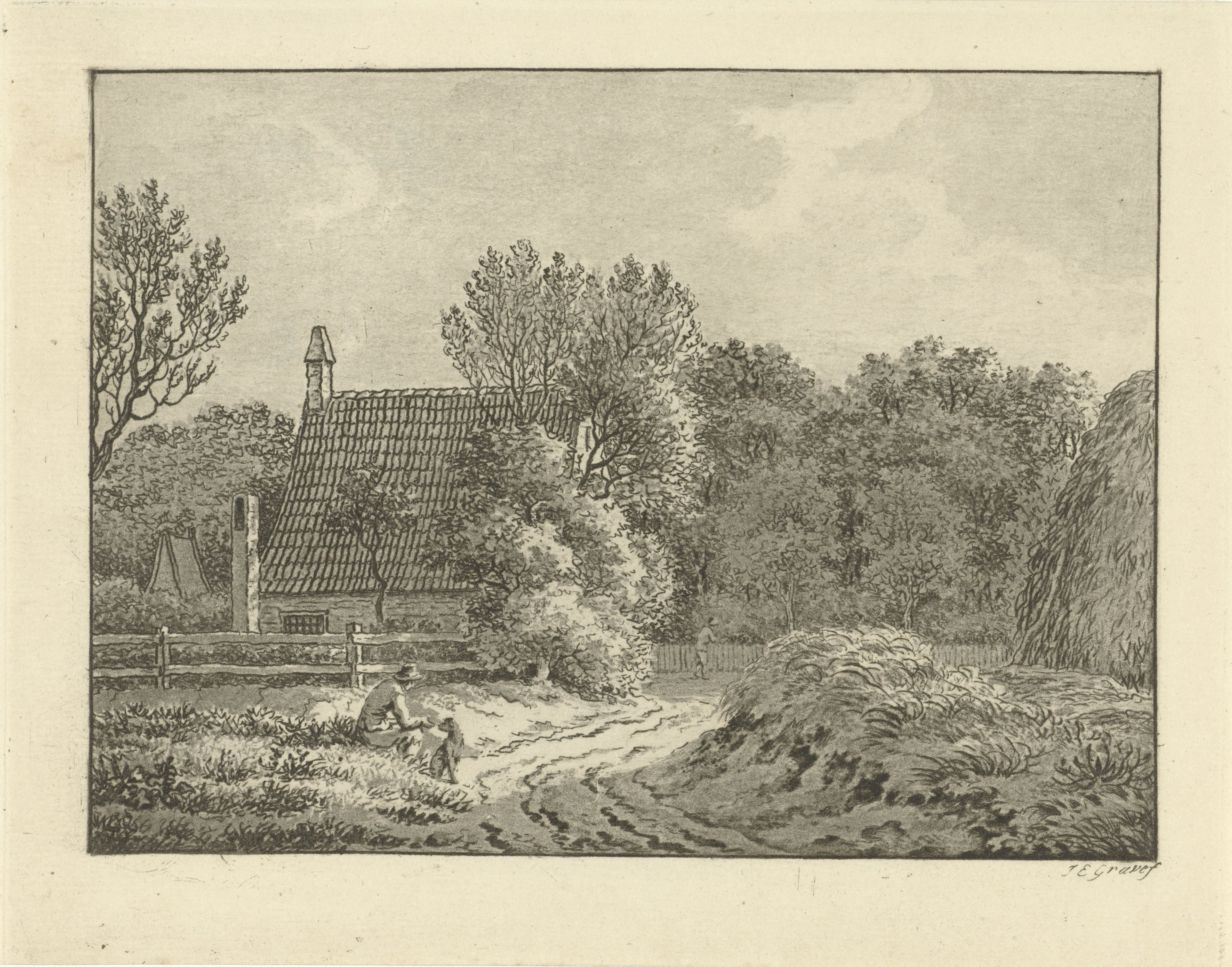 Landschap bij Bloemendaal