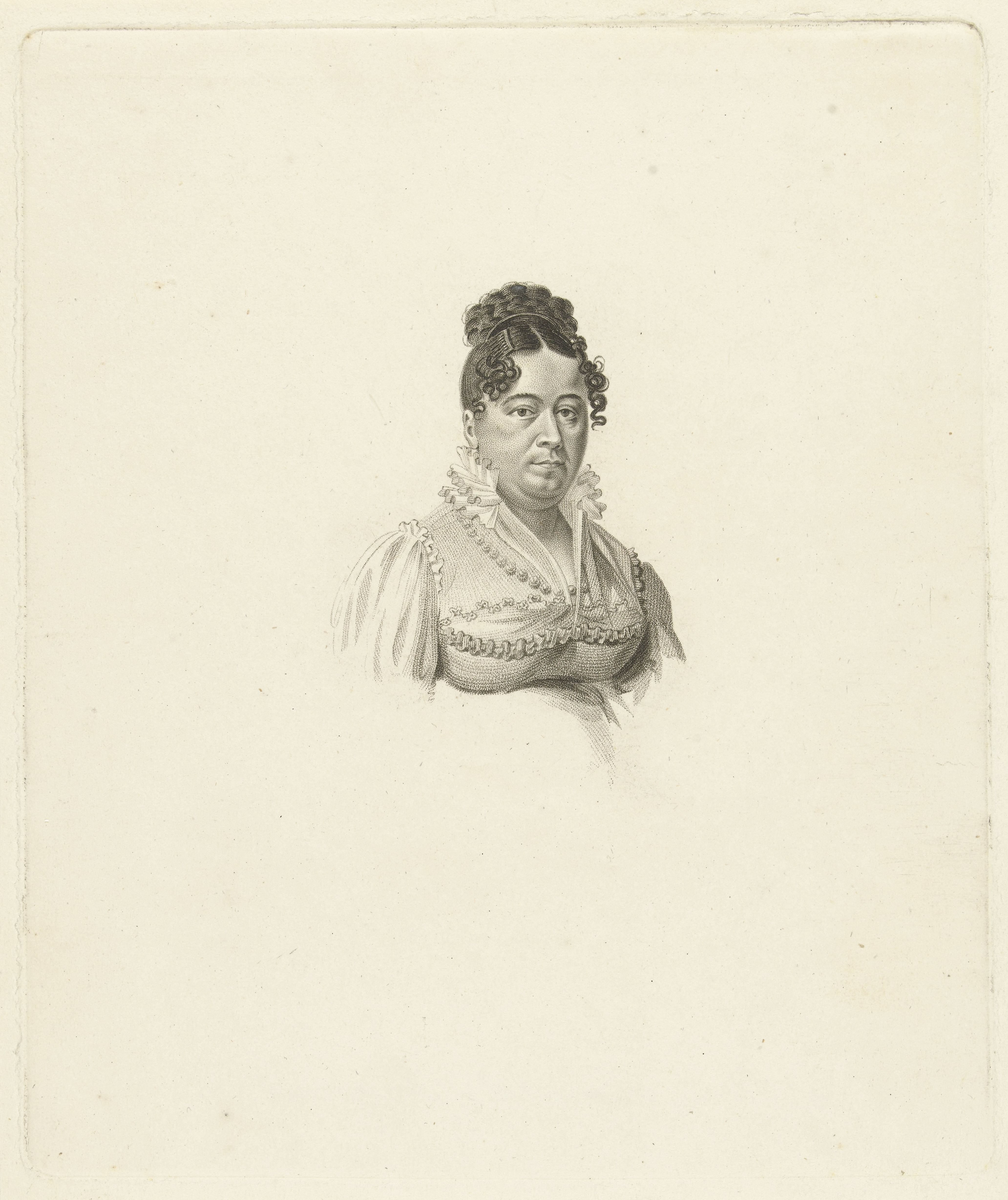 Portret van Jeanne Jacqueline Drognat-Landré