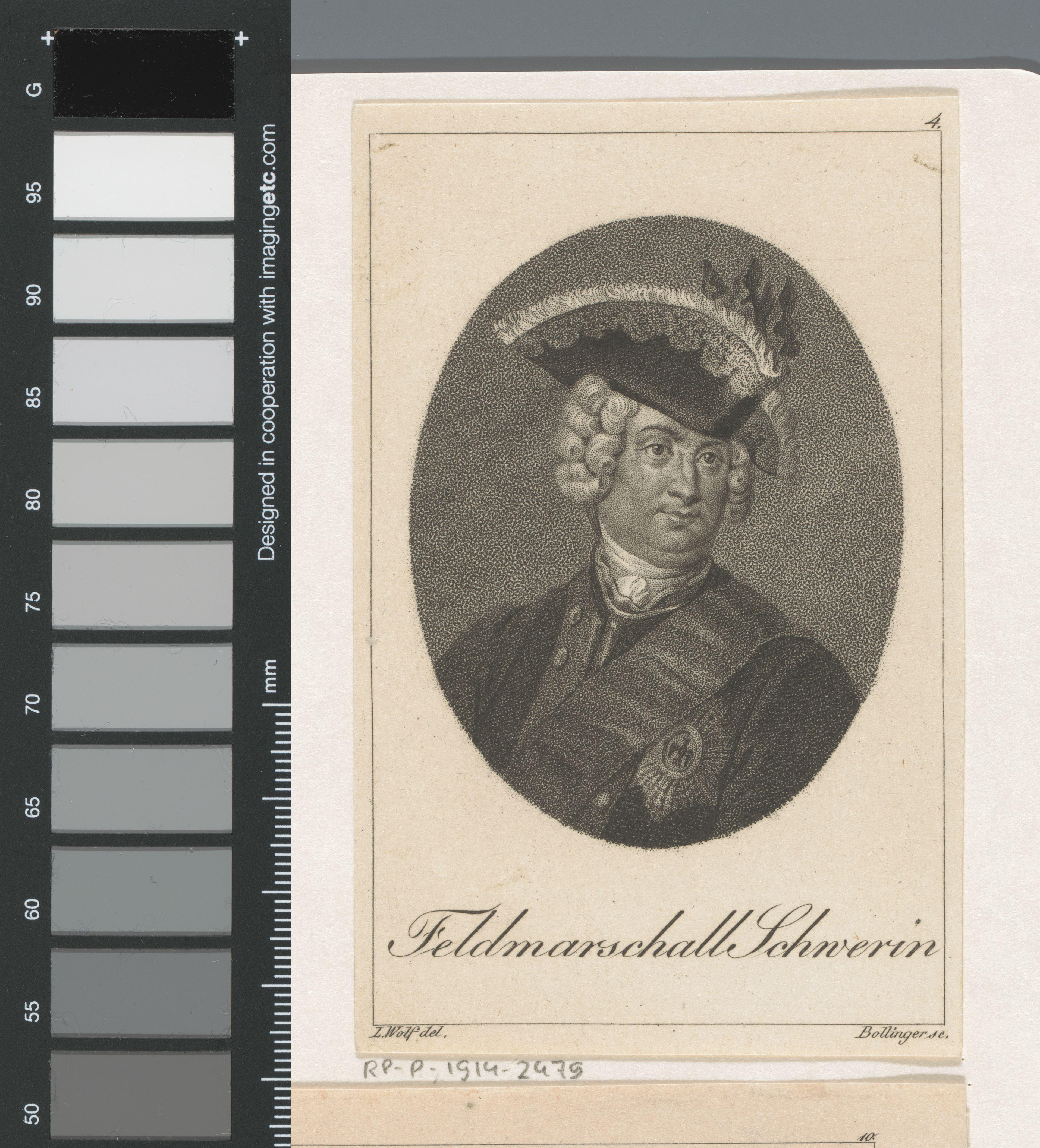 Portret van Kurd Christoph, Graf von Schwerin