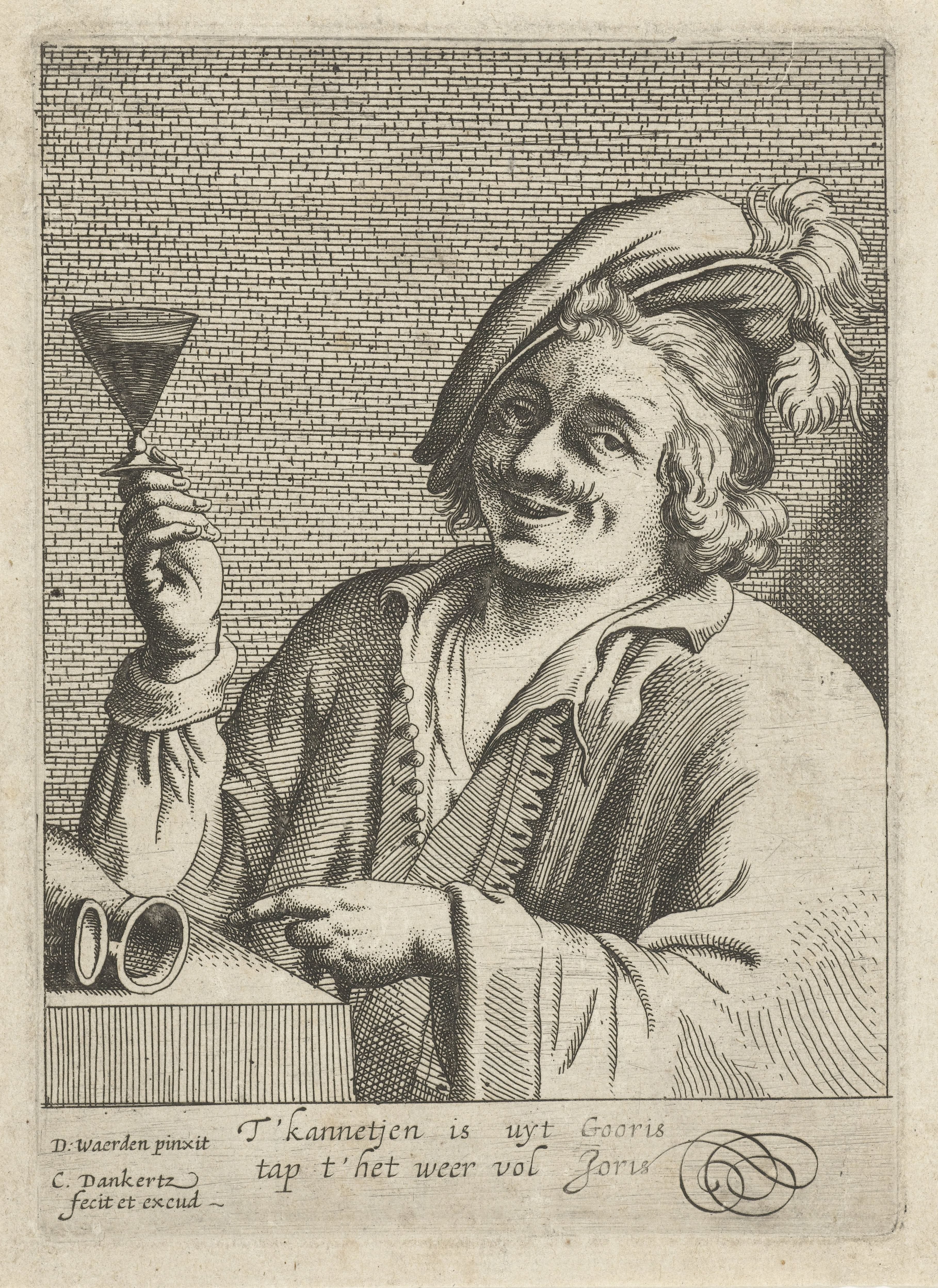 De vrolijke drinker