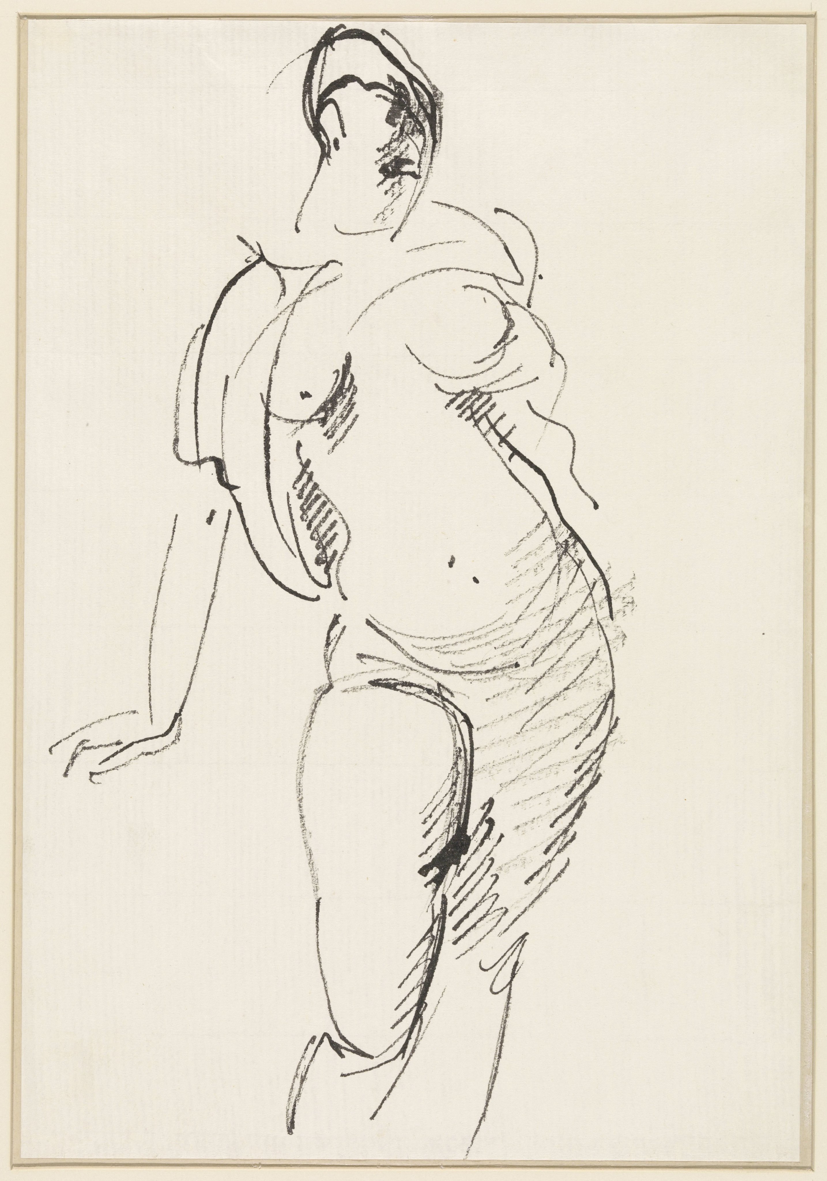 Standing Female Nude
