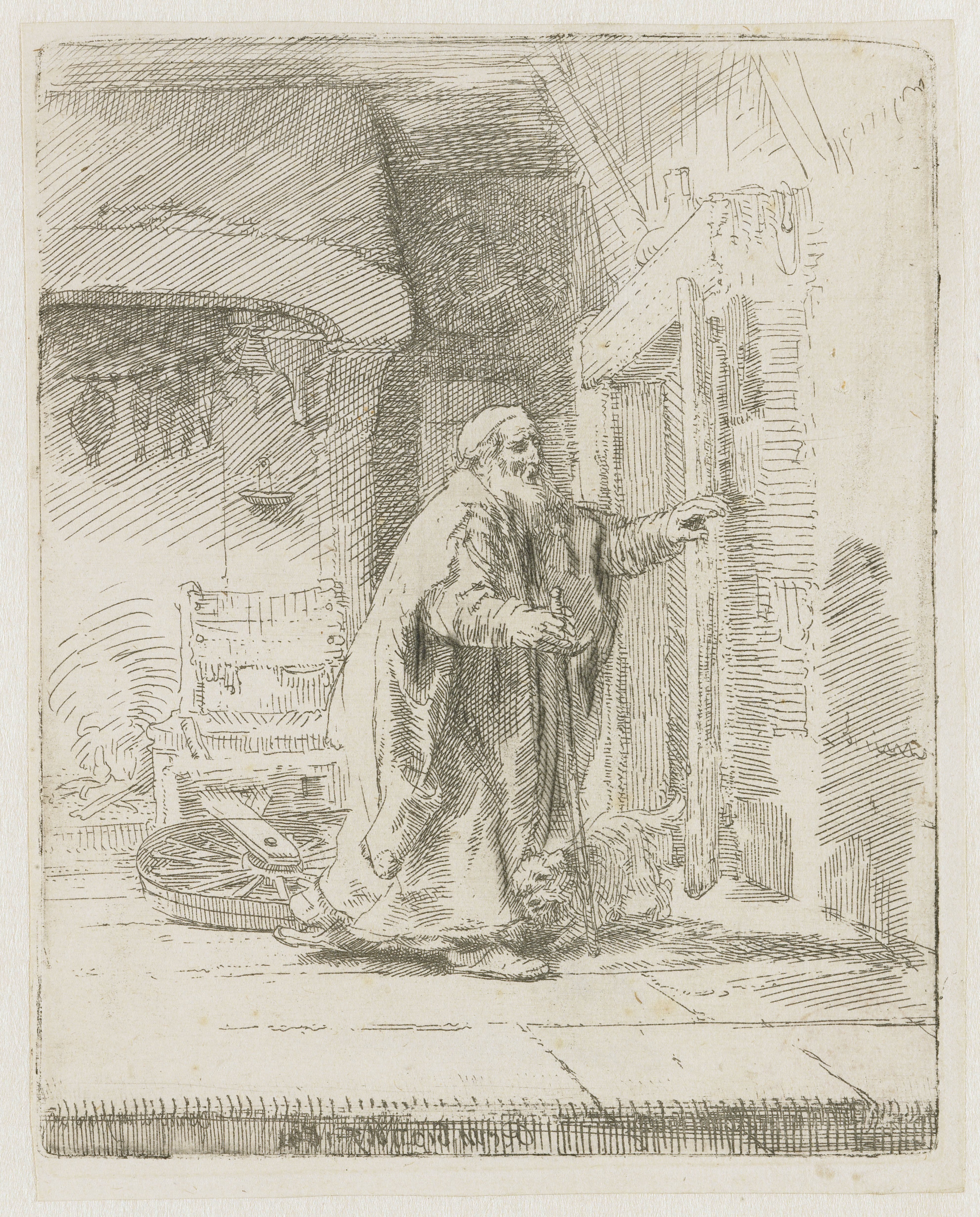 The blindness of Tobit: the larger plate