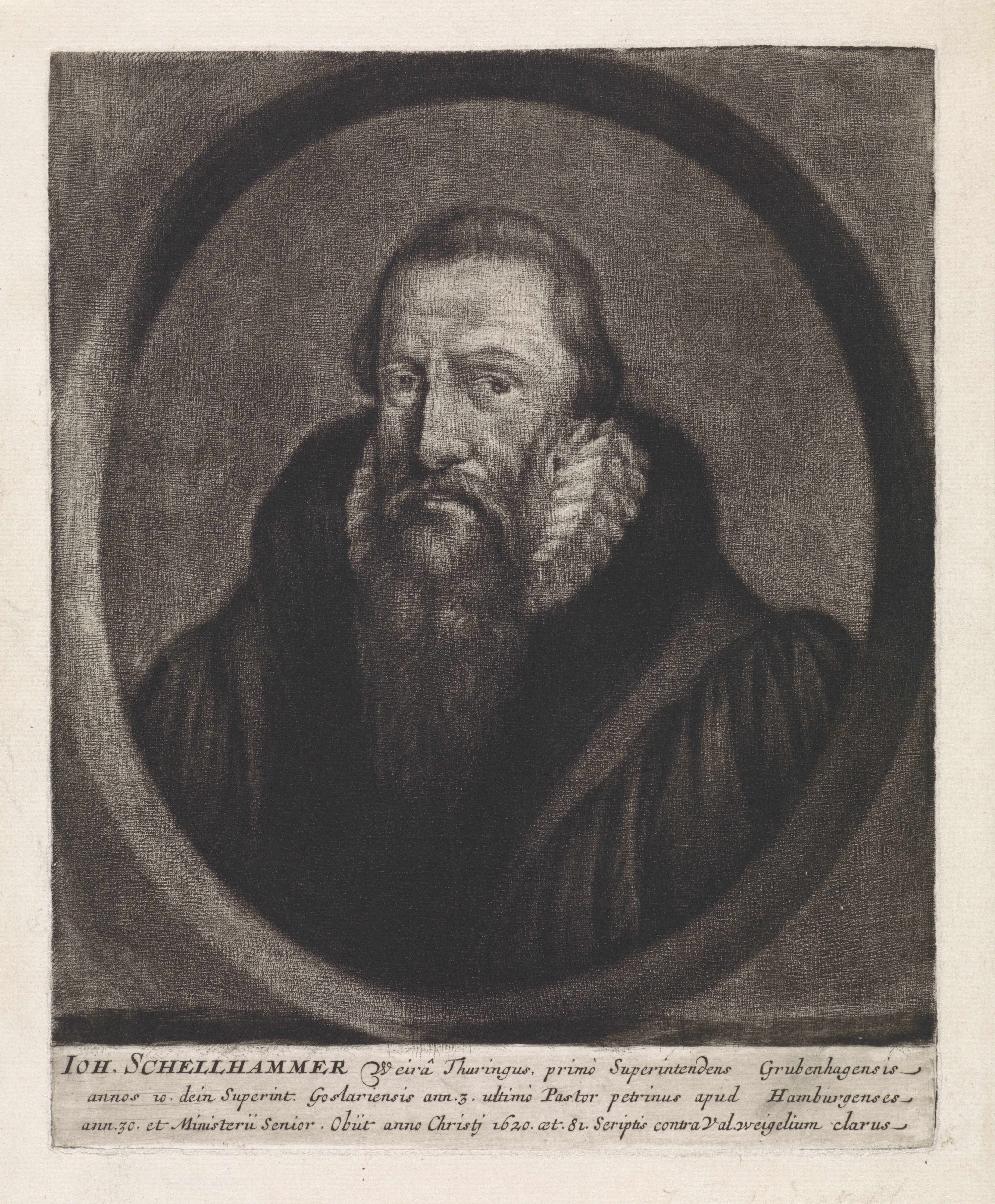 Portret van Johannes Schelhammer