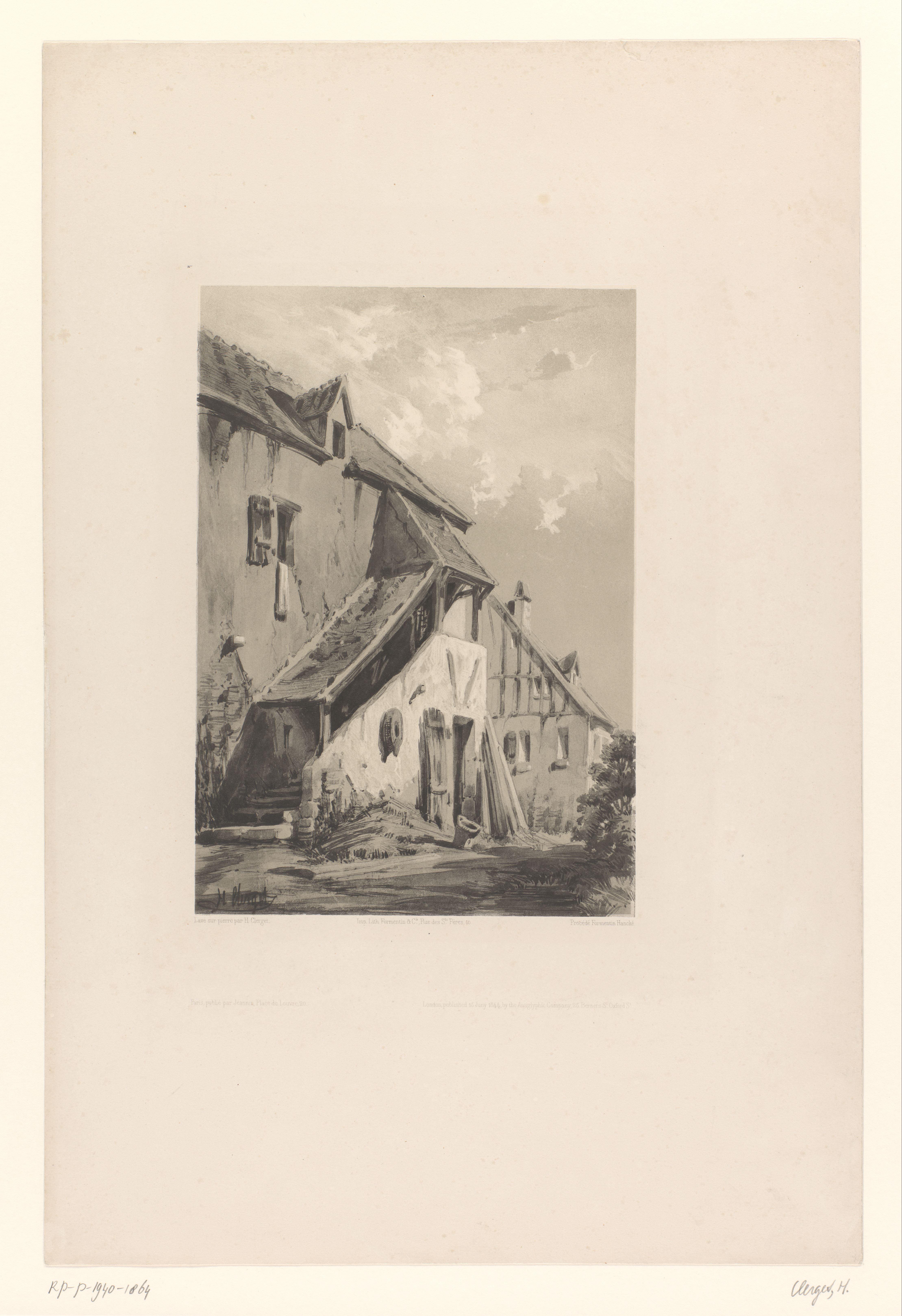 Gevel van een oude boerderij