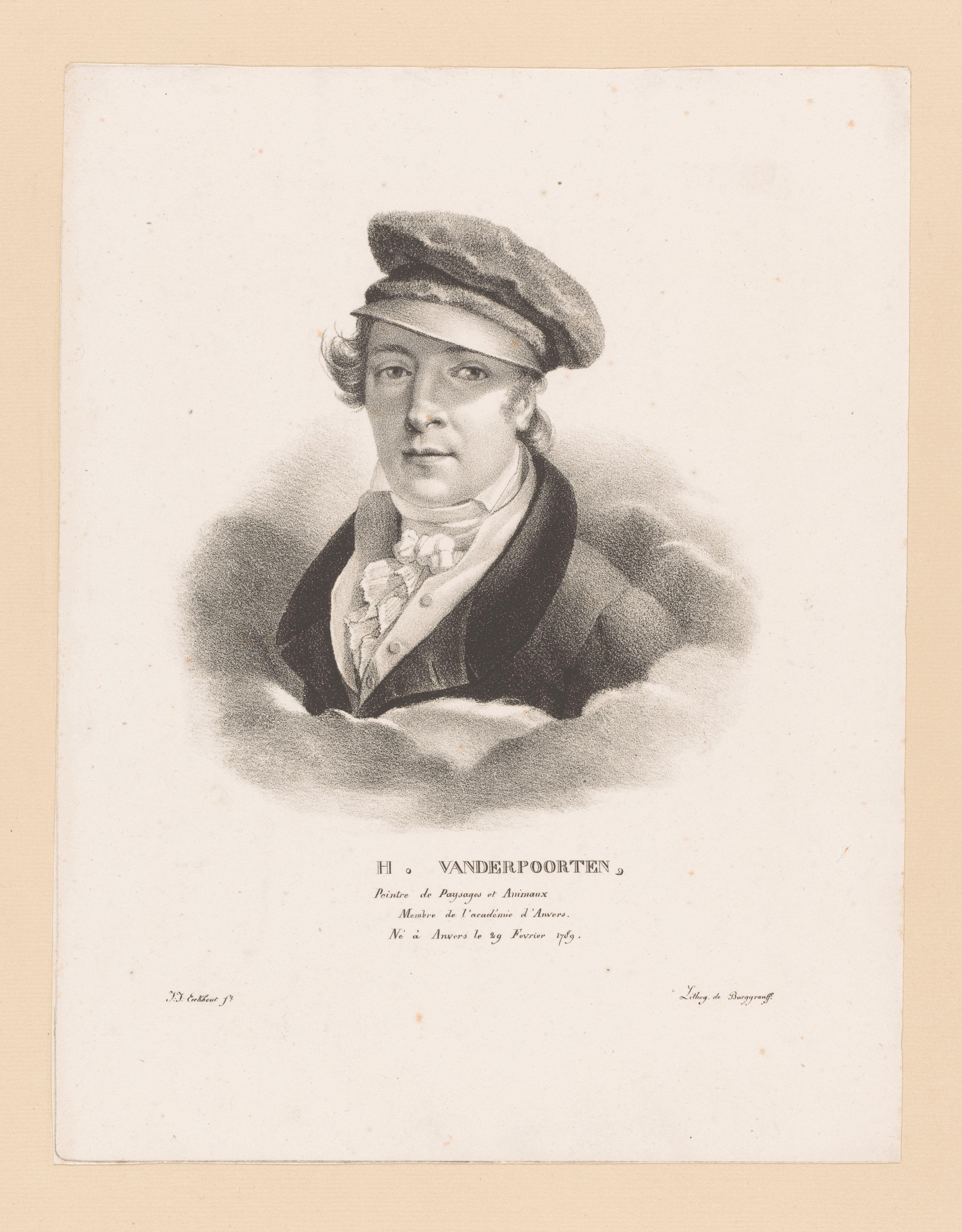 Portret van Hendrik Jozef Franciscus van der Poorten