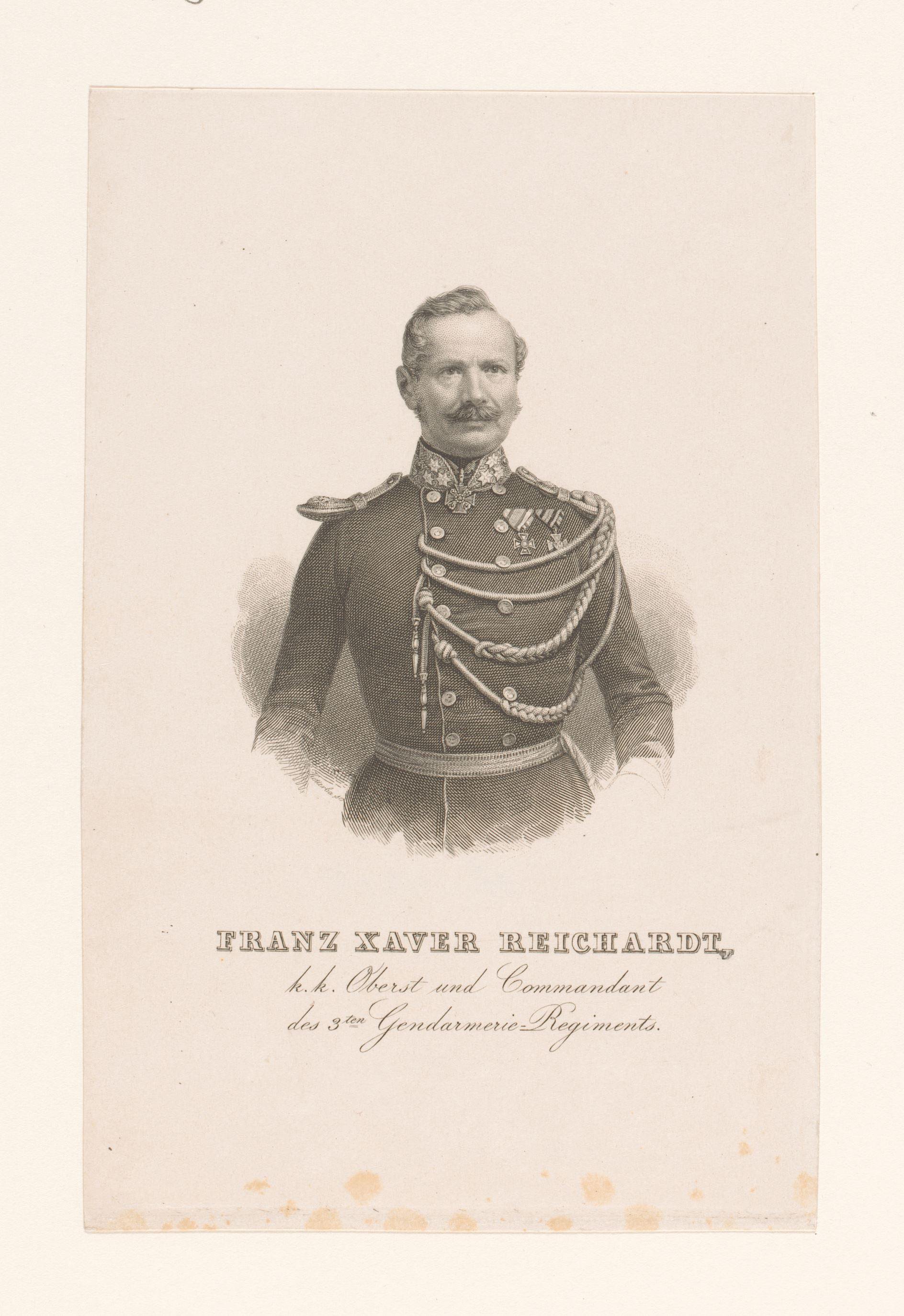 Portret van Franz Xaver Reichardt