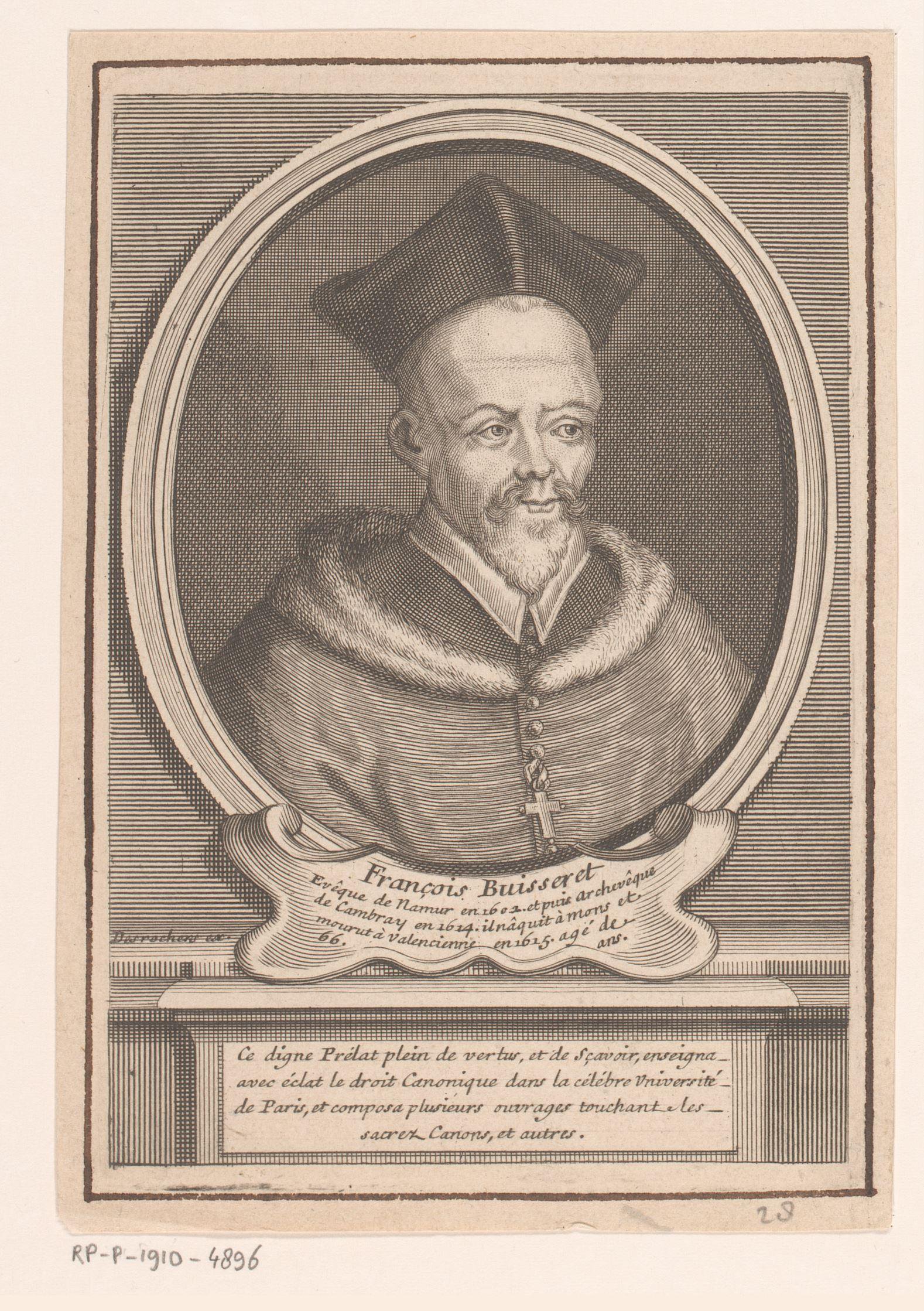 Portret van Auguste Buisseret
