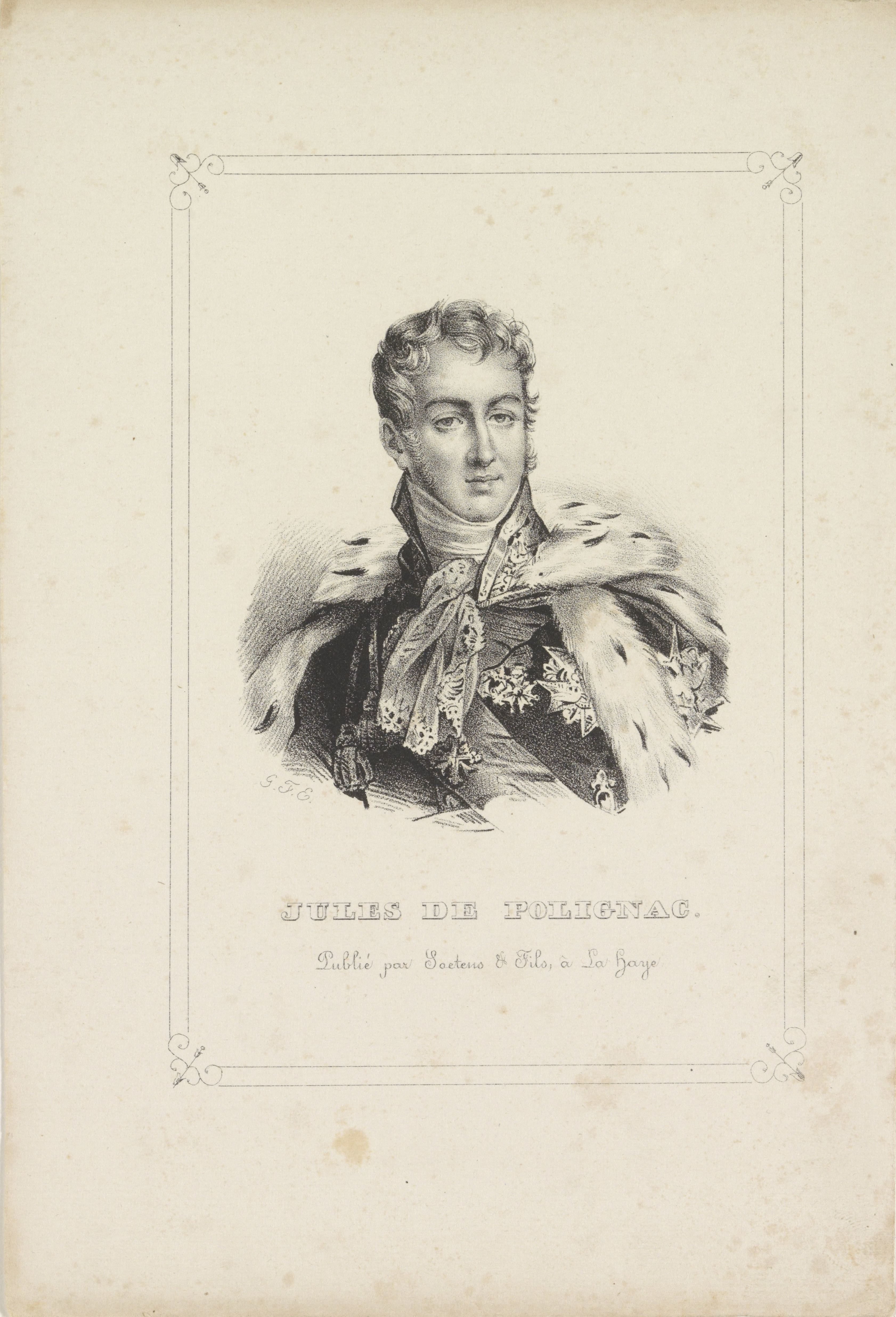 Portret van Jules de Polignac