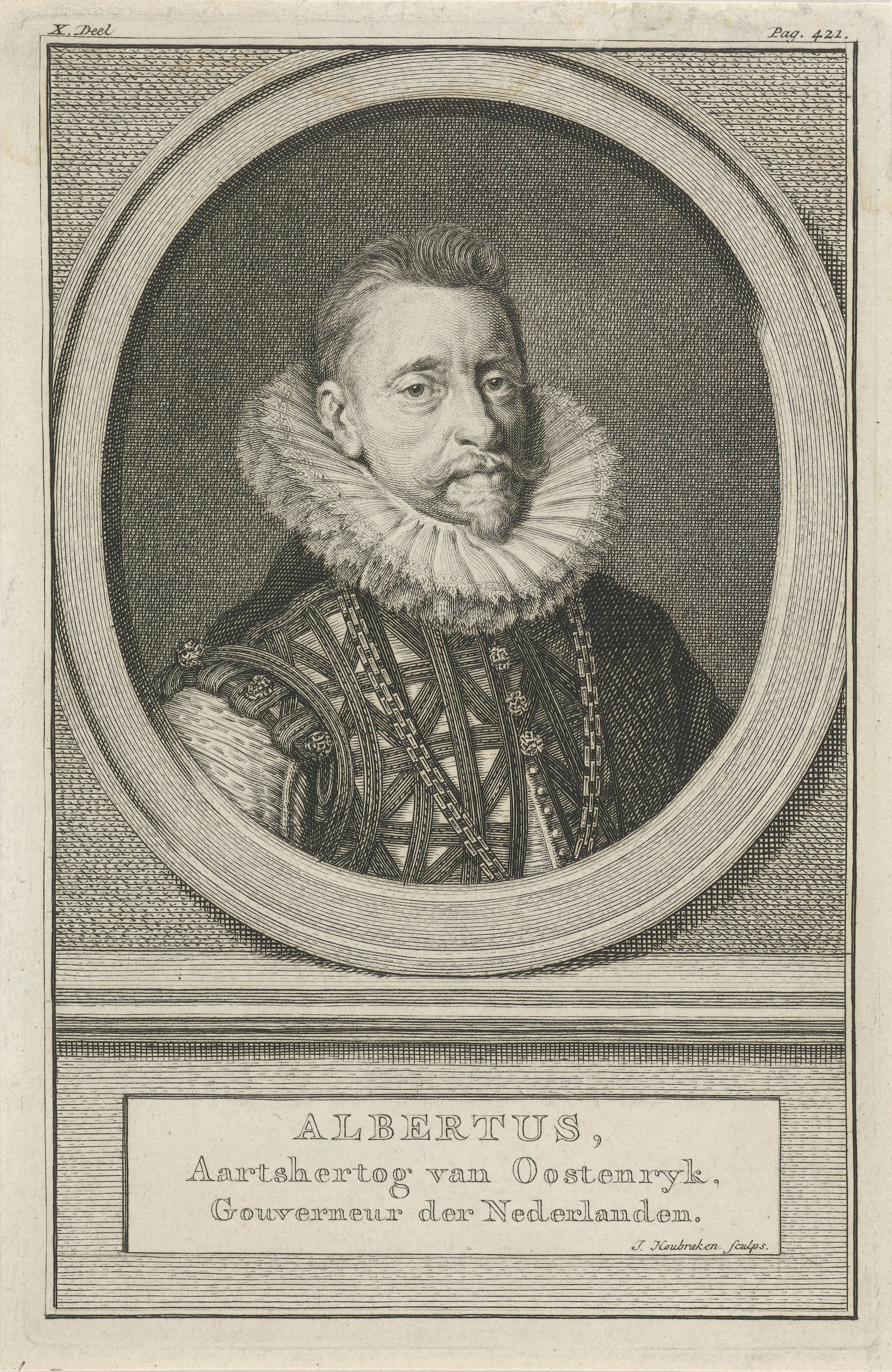 Portret van Albrecht, aartshertog van Oostenrijk