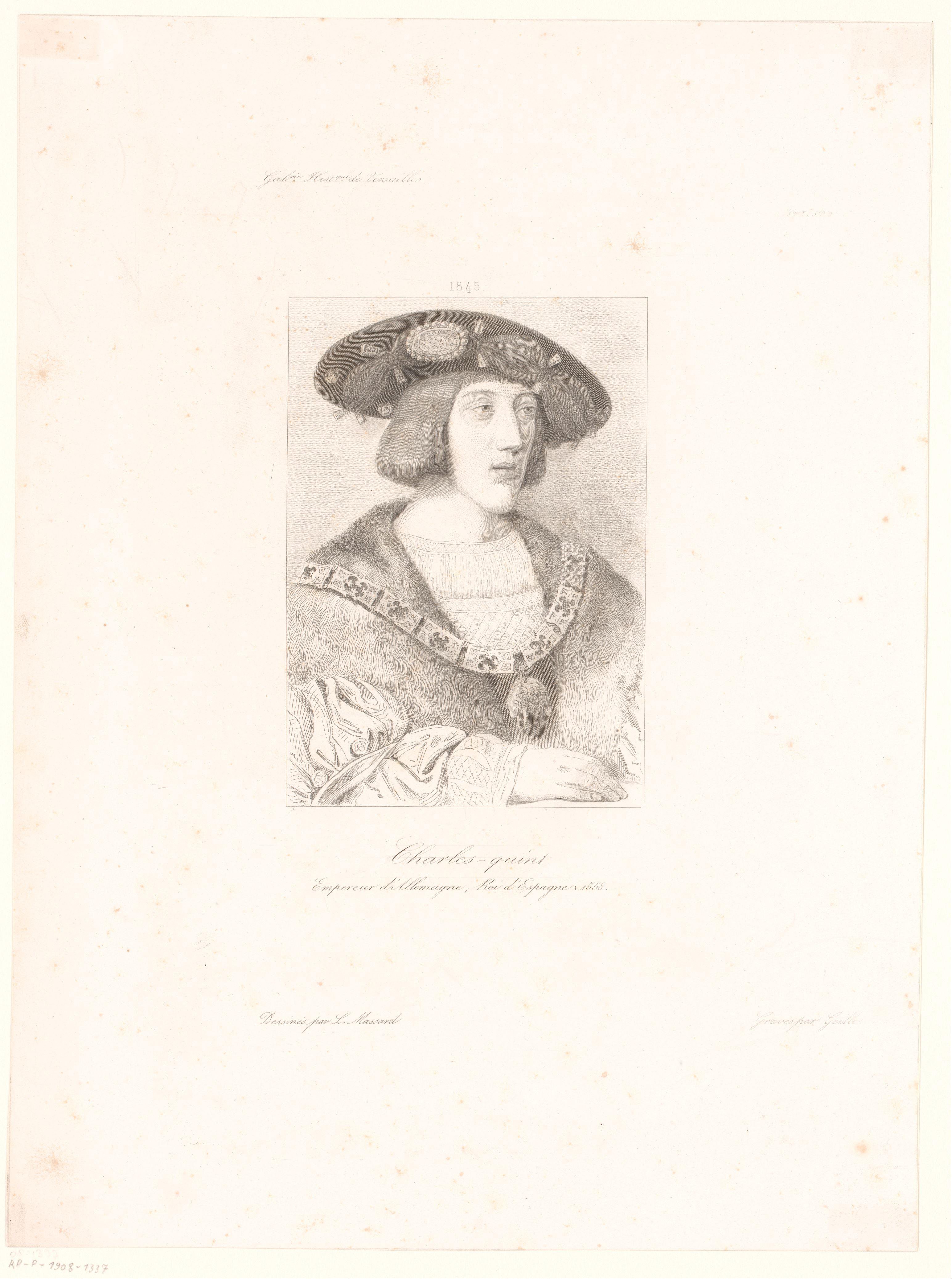 Portret van Karel V