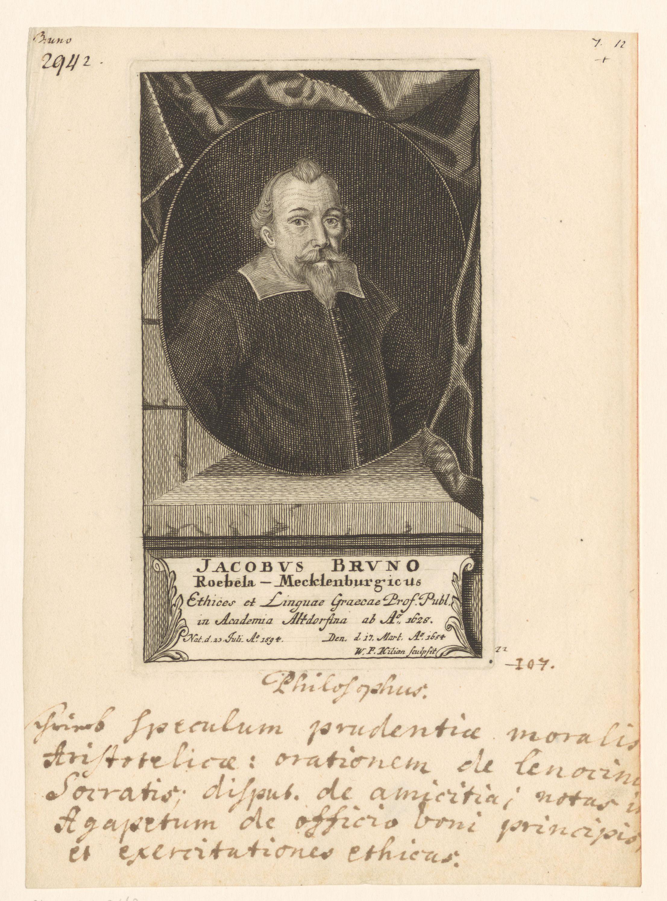 Portret van Jacob Bruno