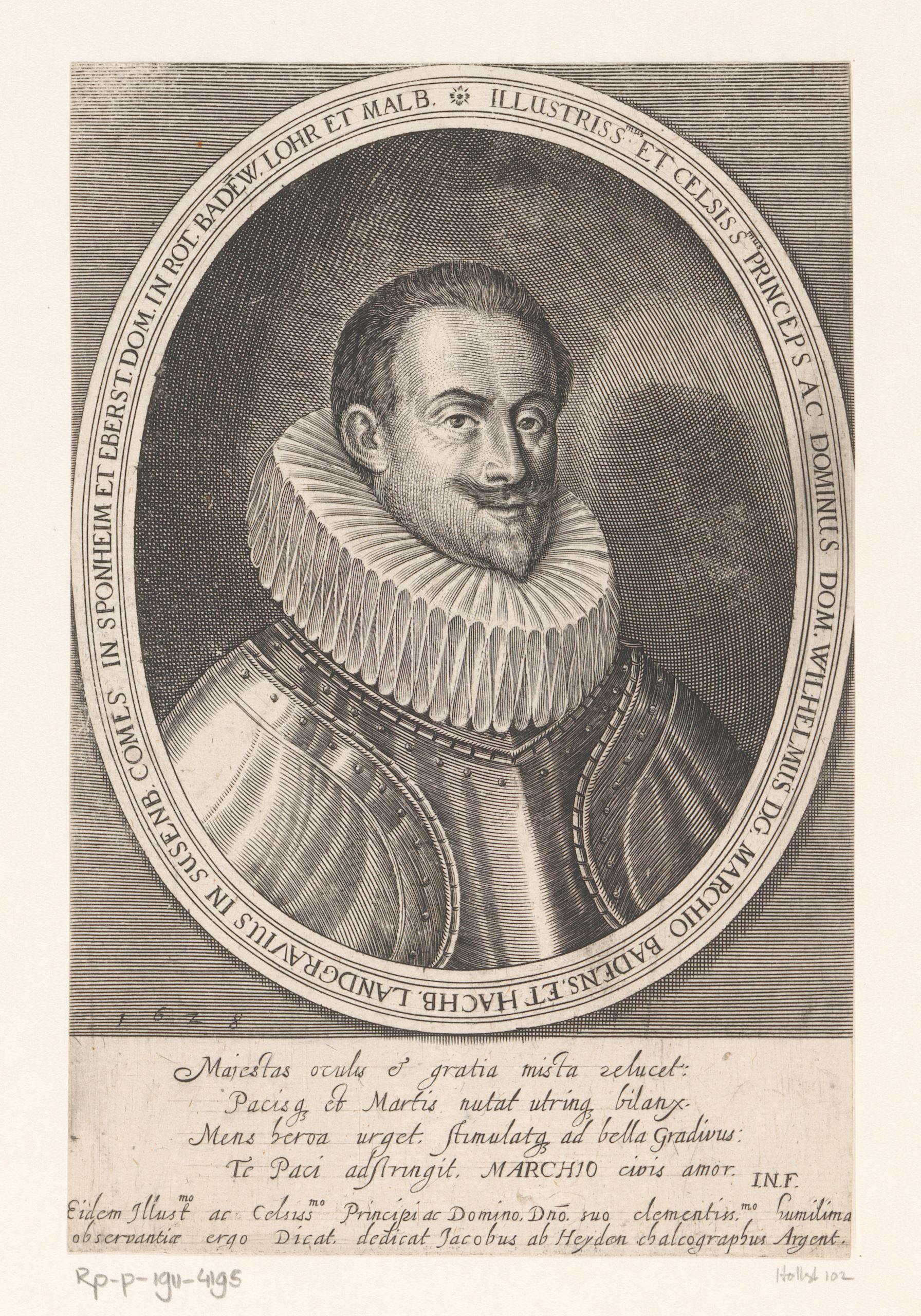 Portret van Wilhelm von Baden-Baden