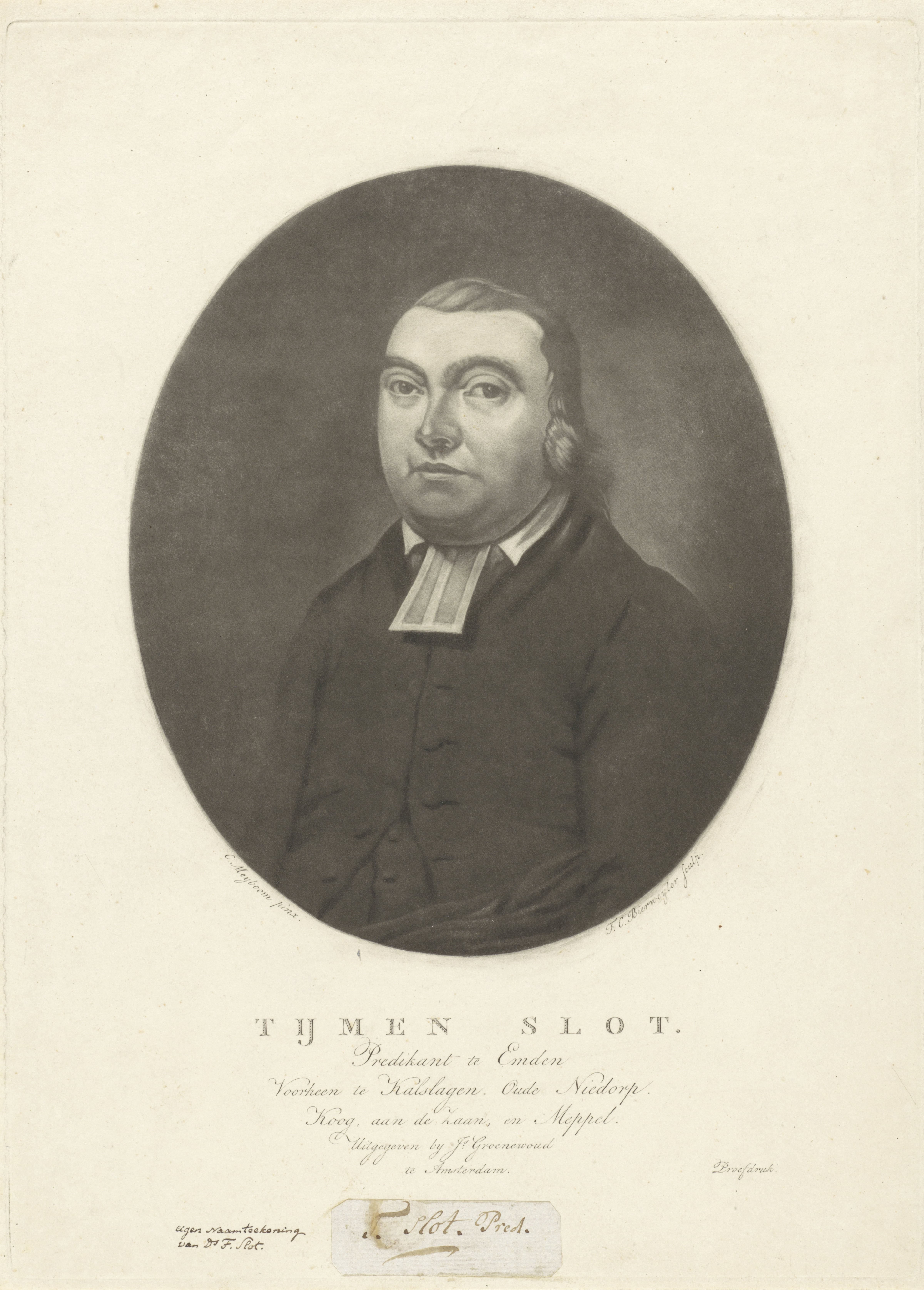 Portret van Tymen Slot