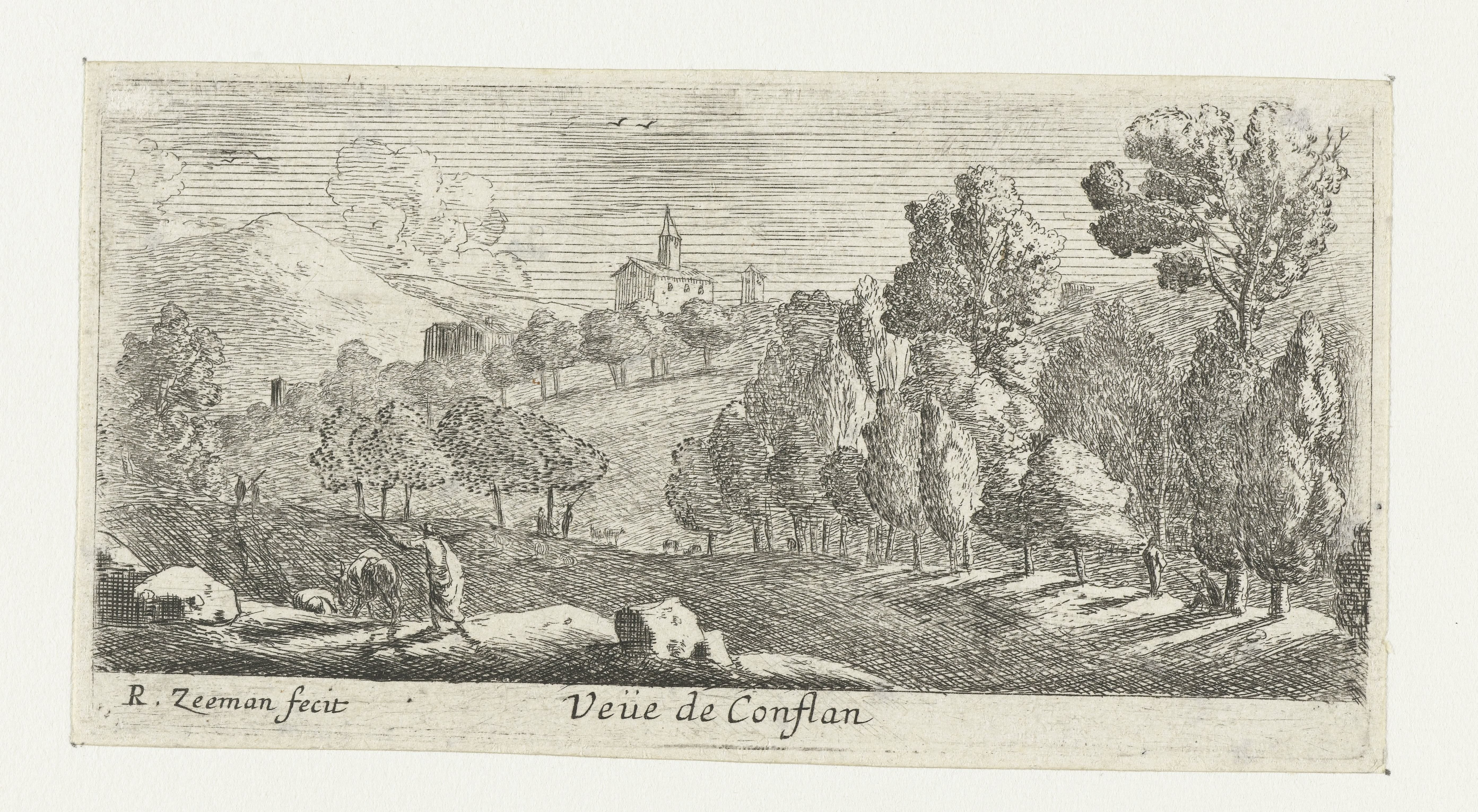 Gezicht op Conflans