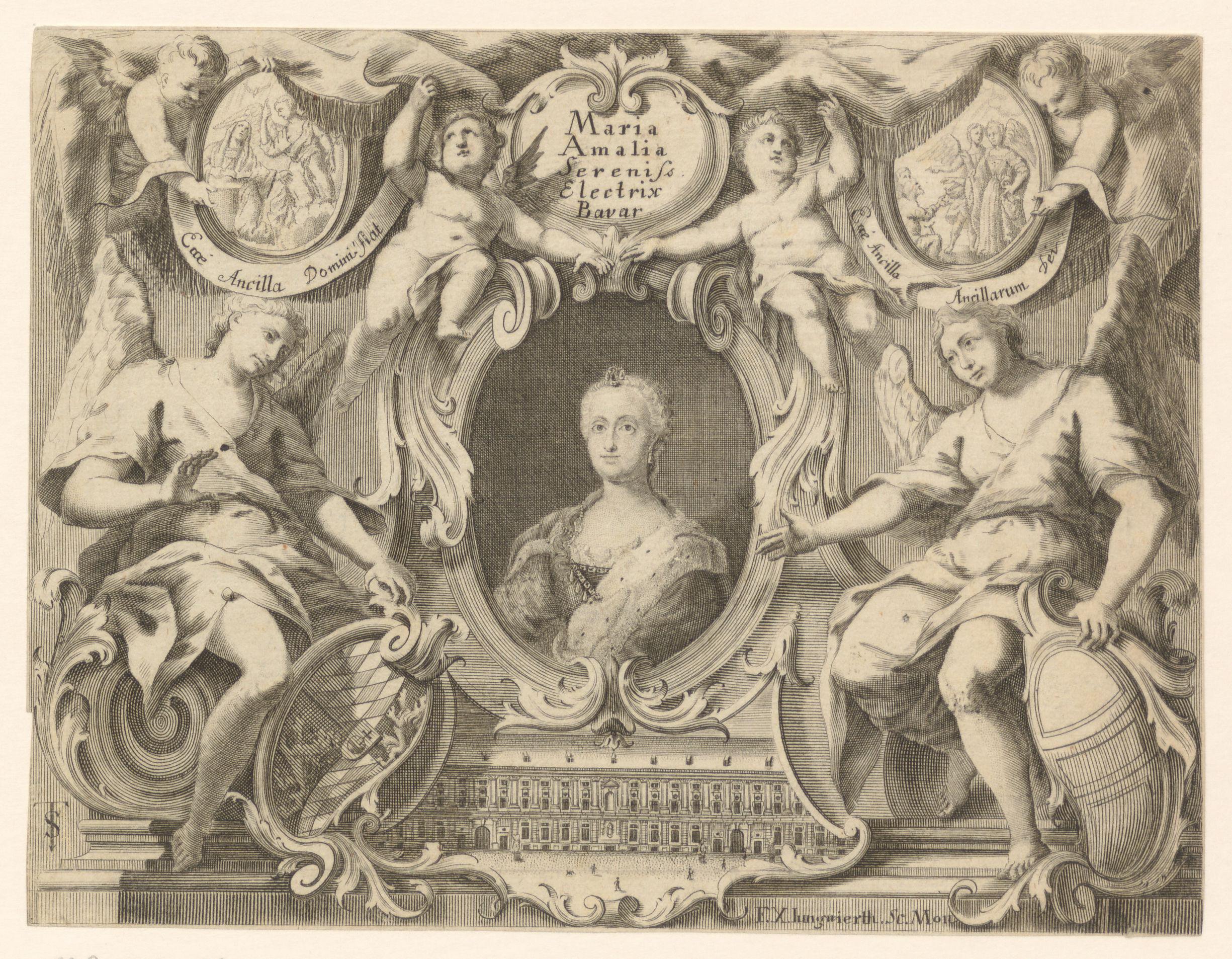 Portret van aartshertogin Maria Amalia
