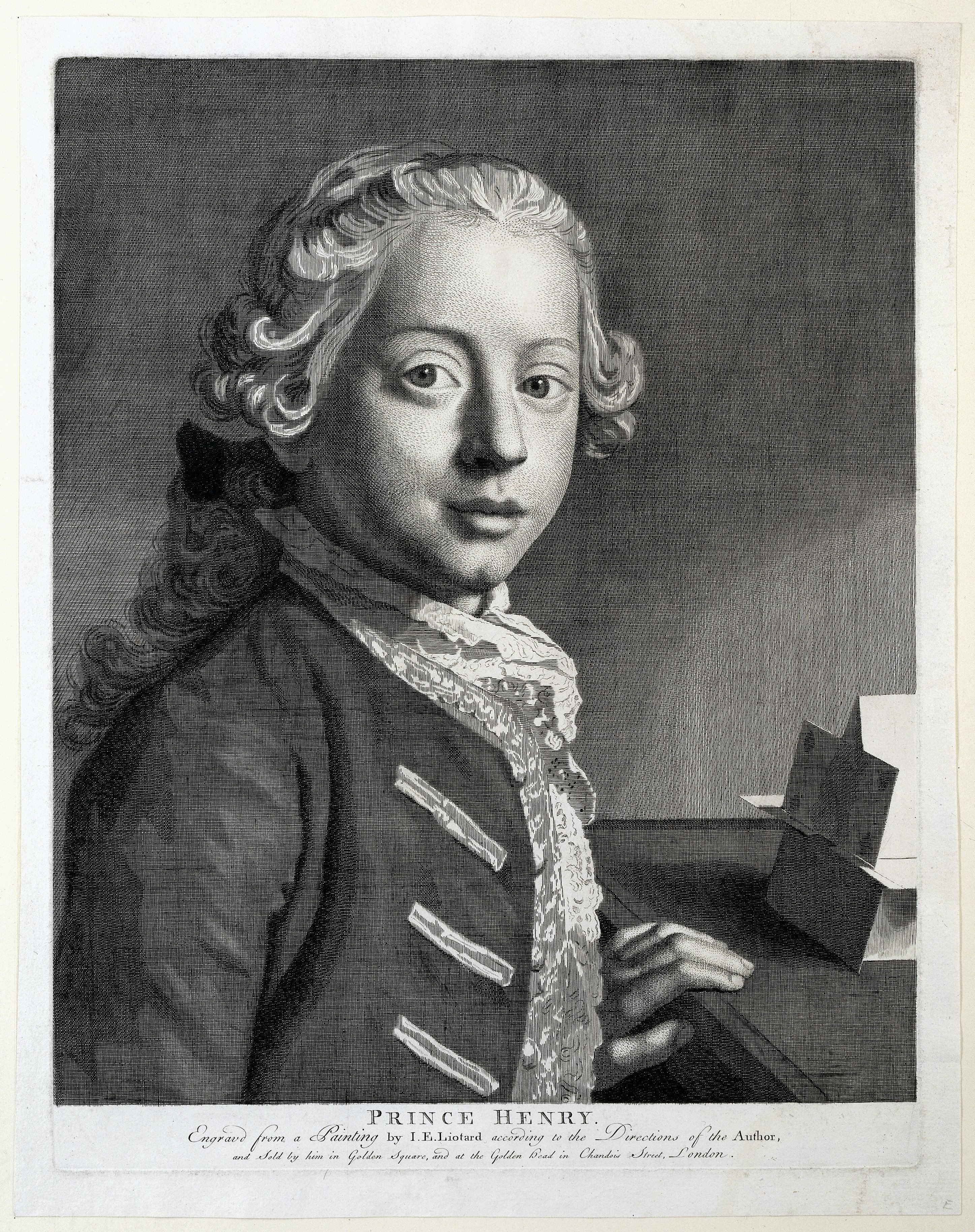 Portret van Hendrik Frederik, hertog van Cumberland