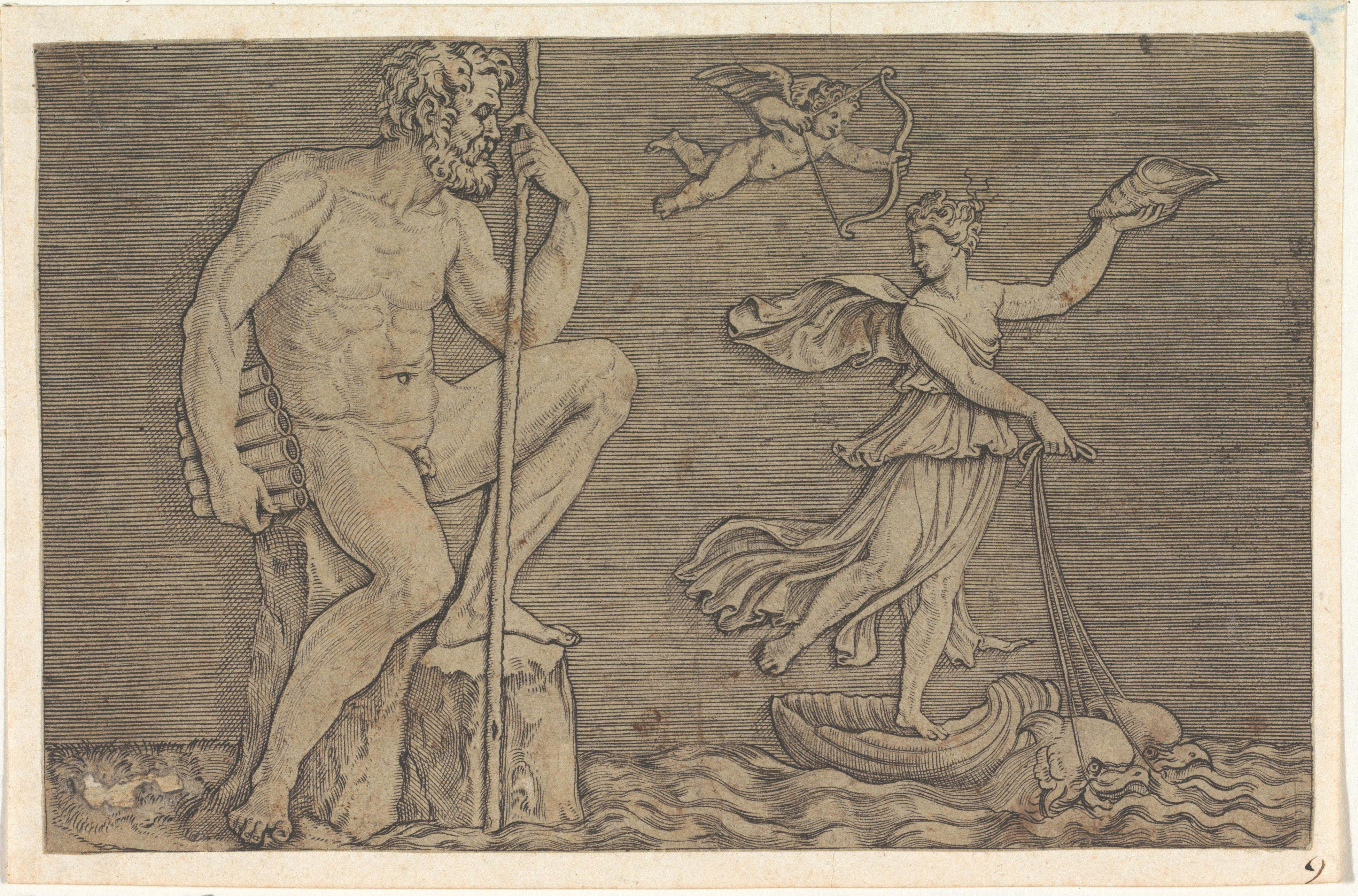 Galatea ontsnapt aan Polyphemus