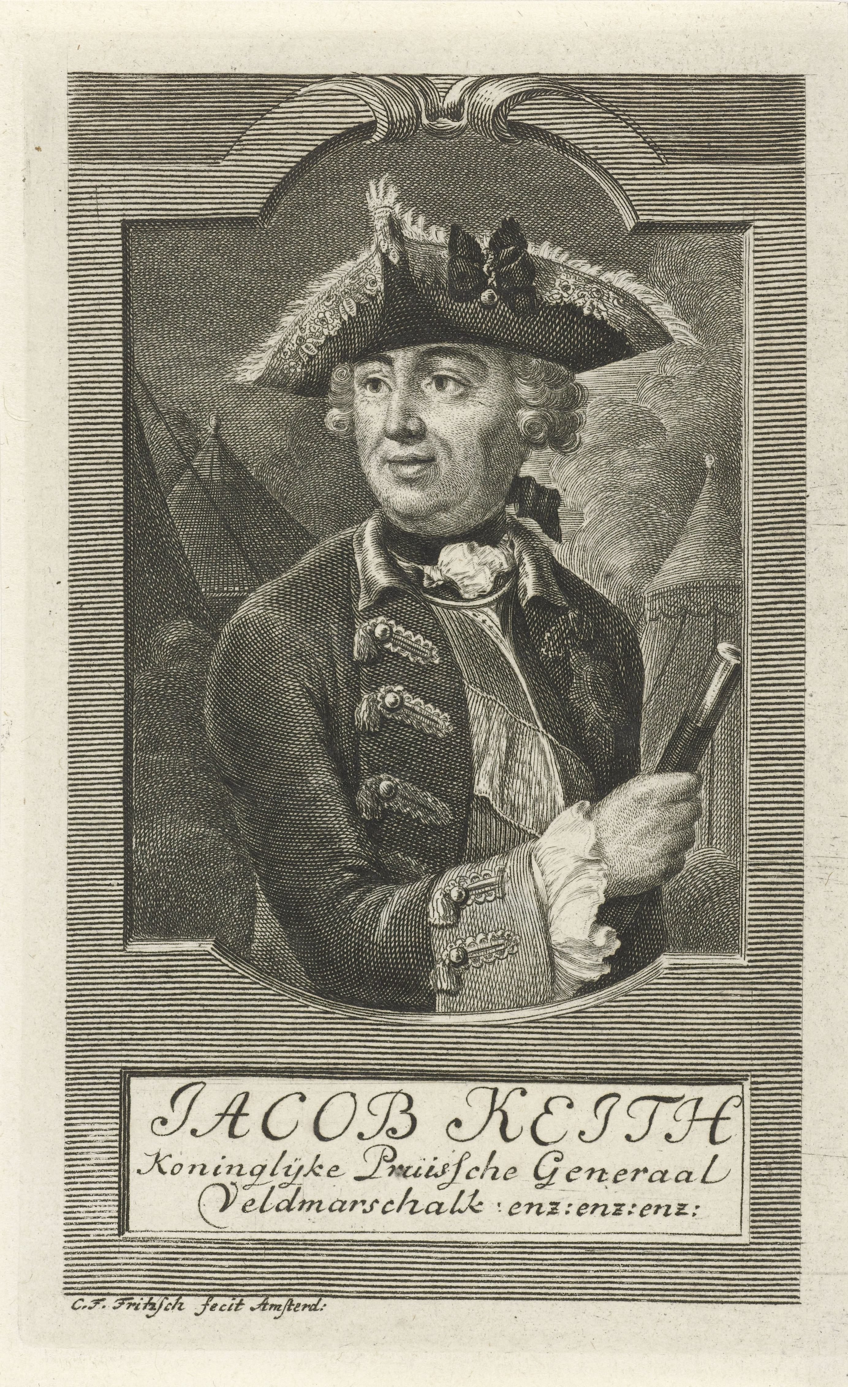 Portret van Jacob Keith