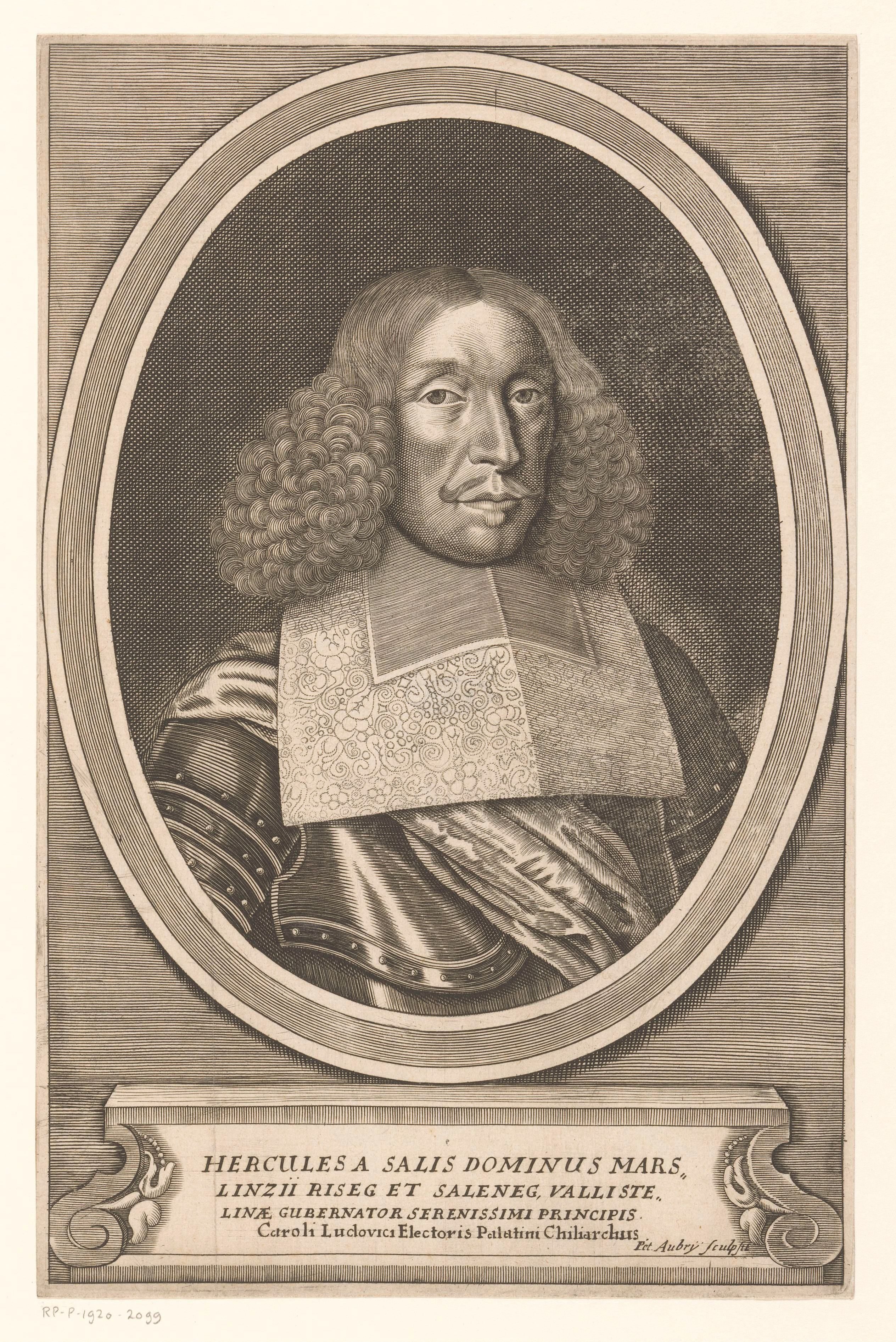 Portret van Herkules von Salis