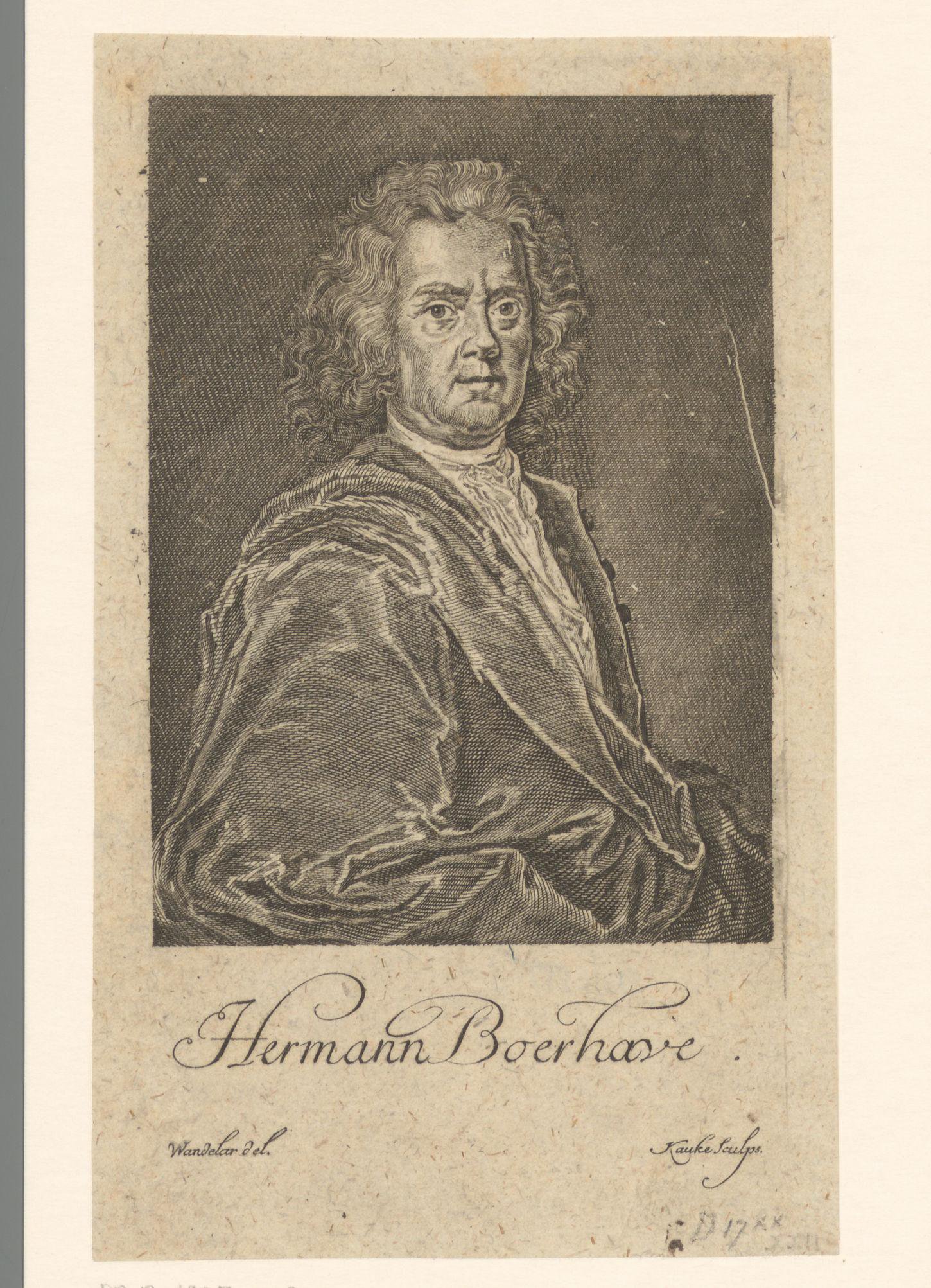 Portret van Hermannus Boerhaave