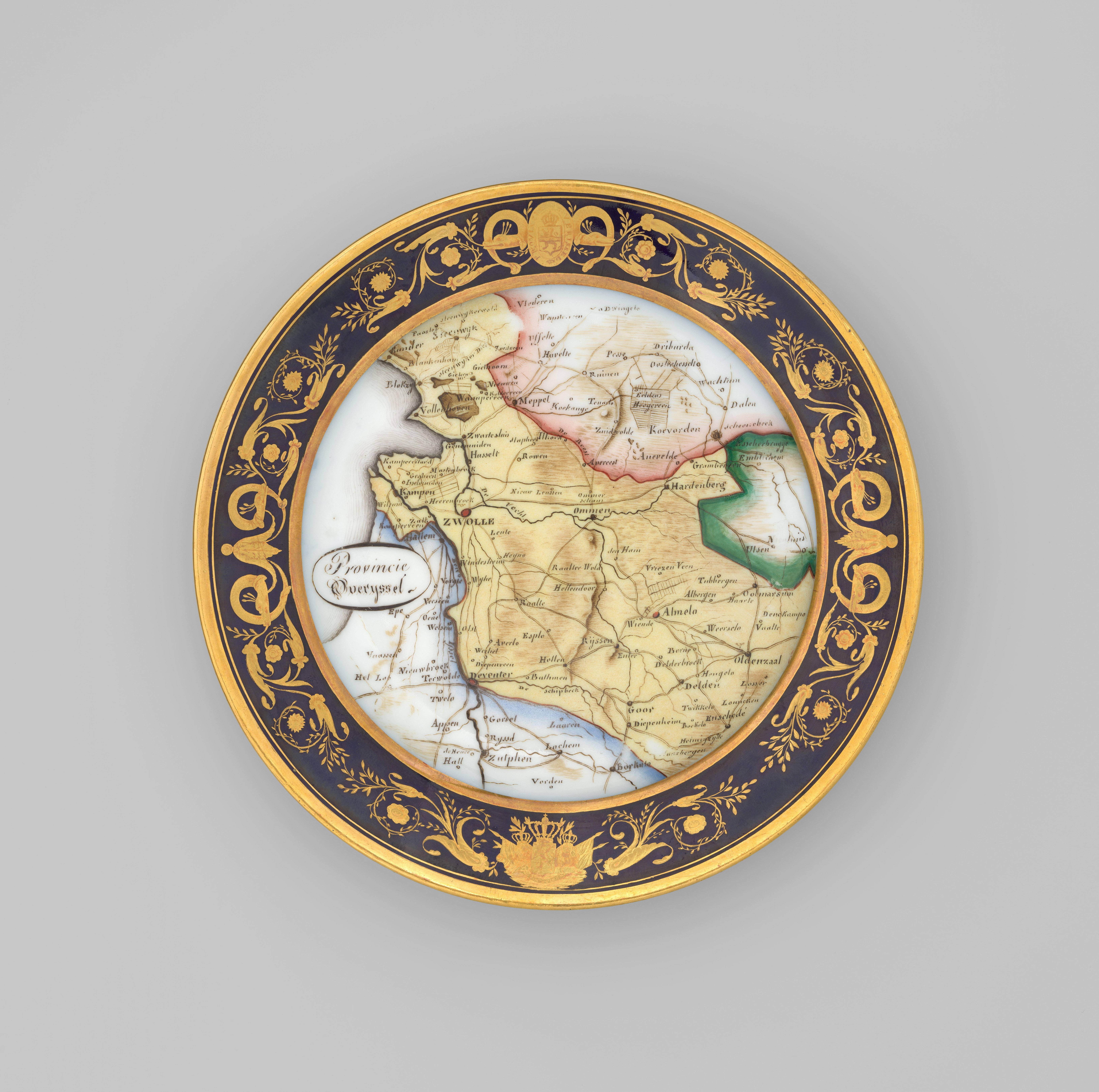 18 borden met het decor van een Nederlandse provincie