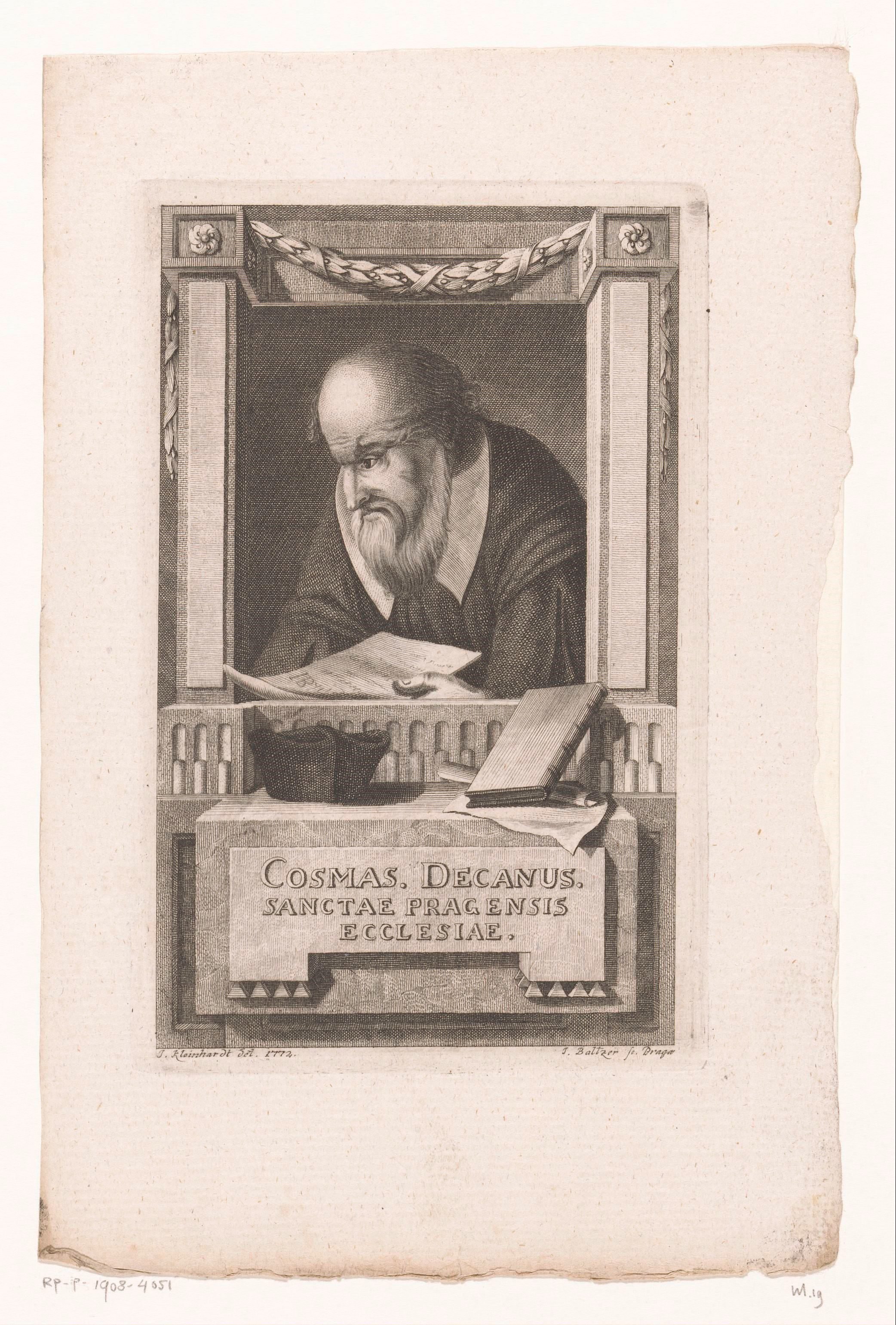 Portret van Cosmas van Praag