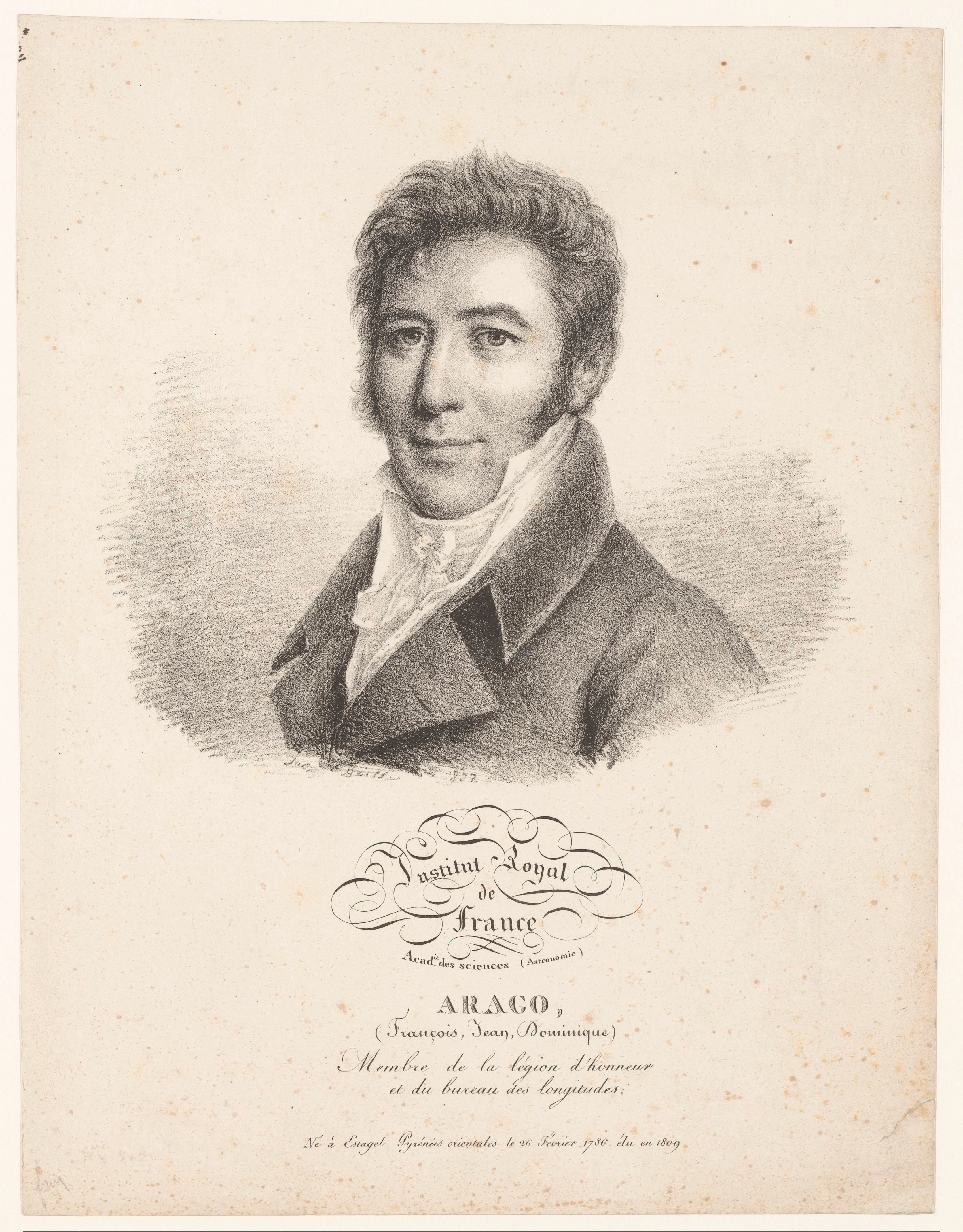 Portret van de astronoom François Arago