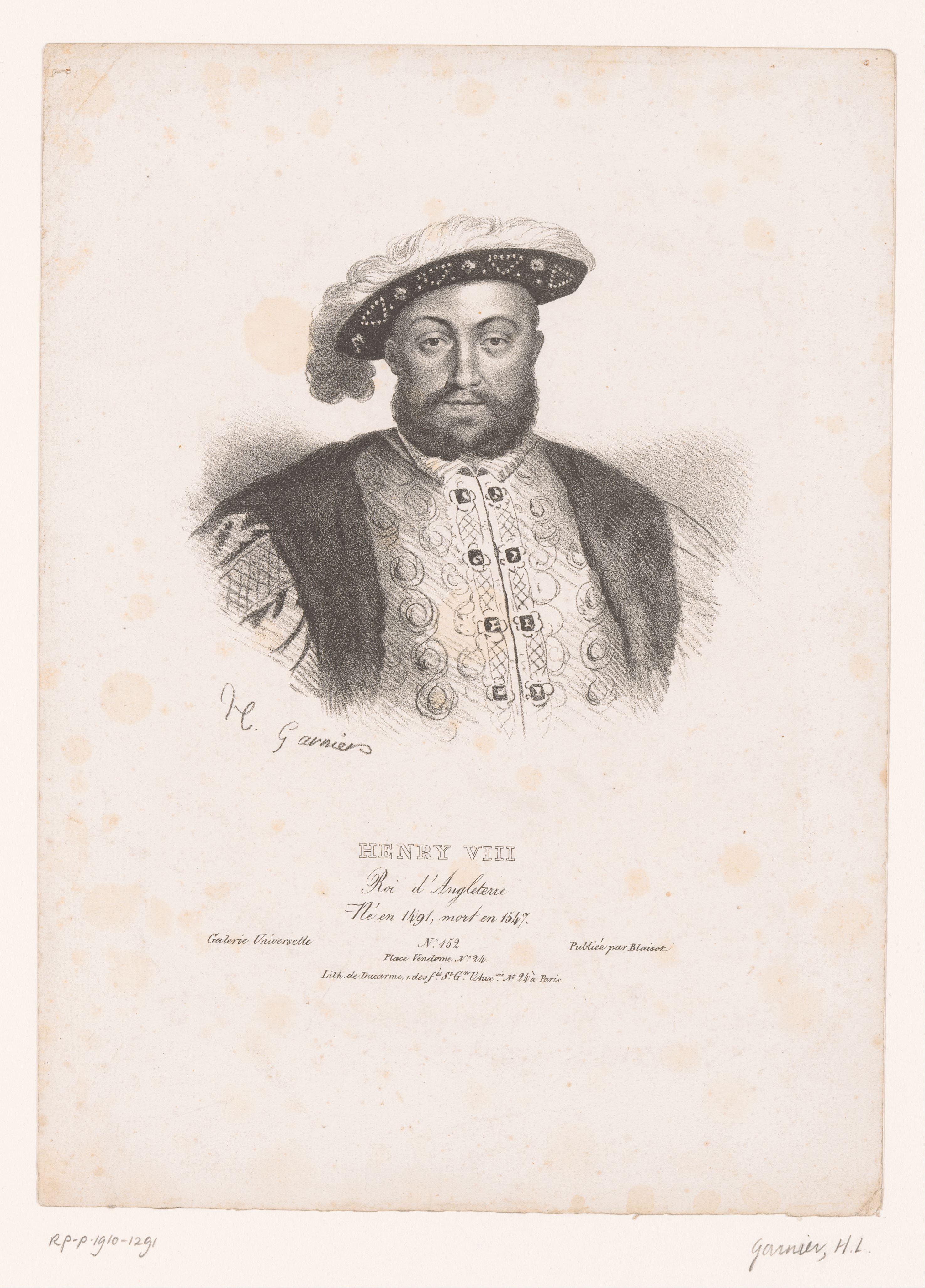 Portret van Hendrik VIII van Engeland