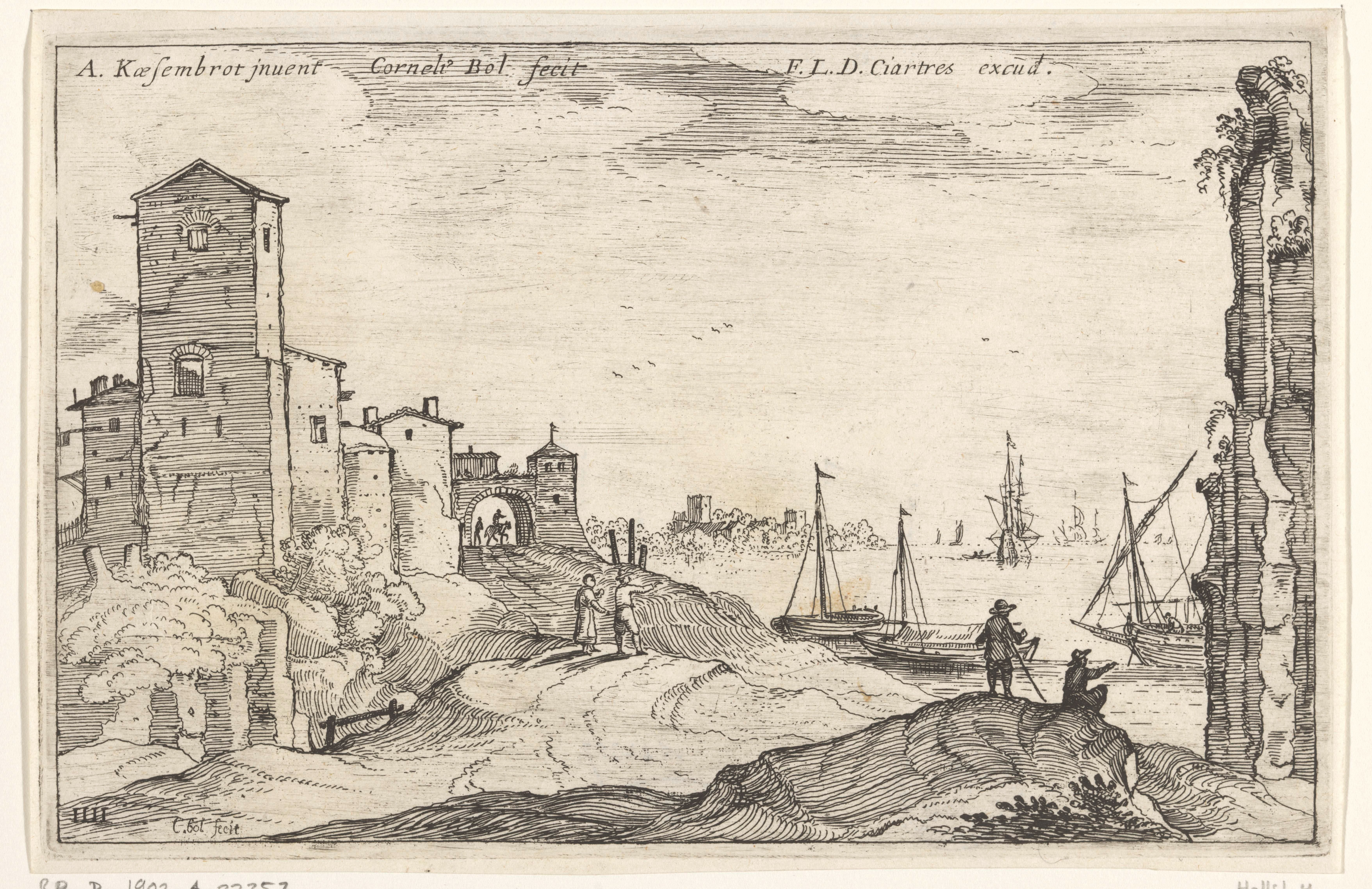 Stadspoort bij de haven