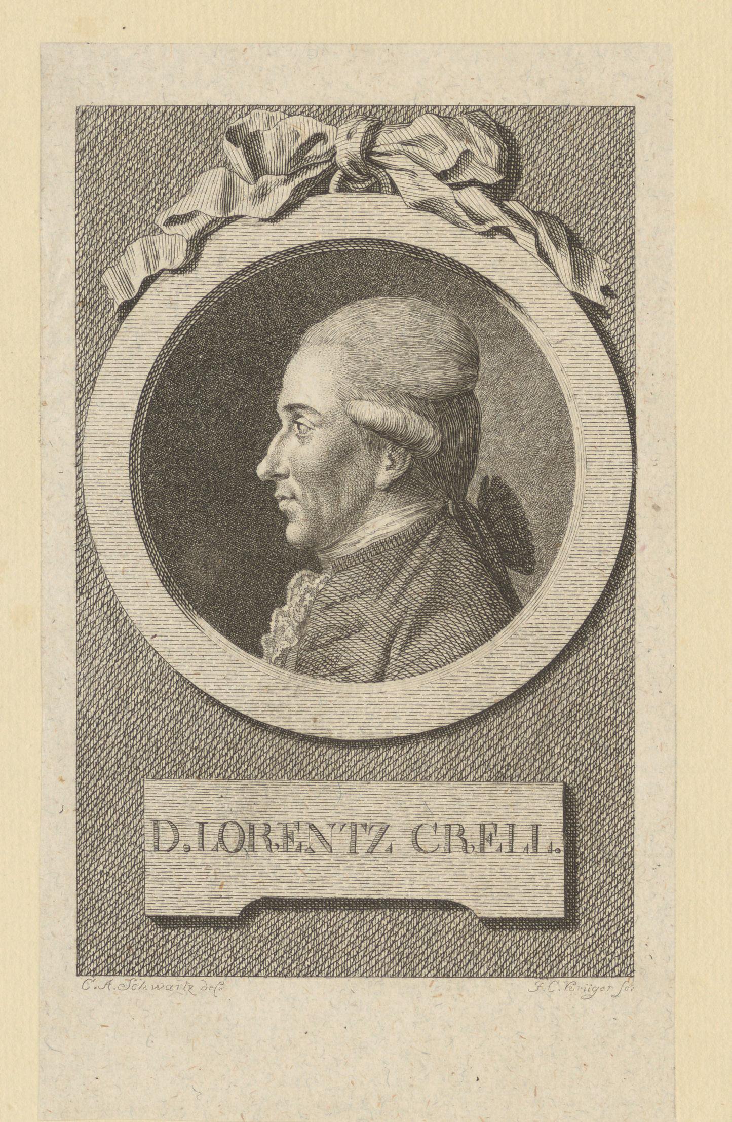 Portret van Lorenz Crell