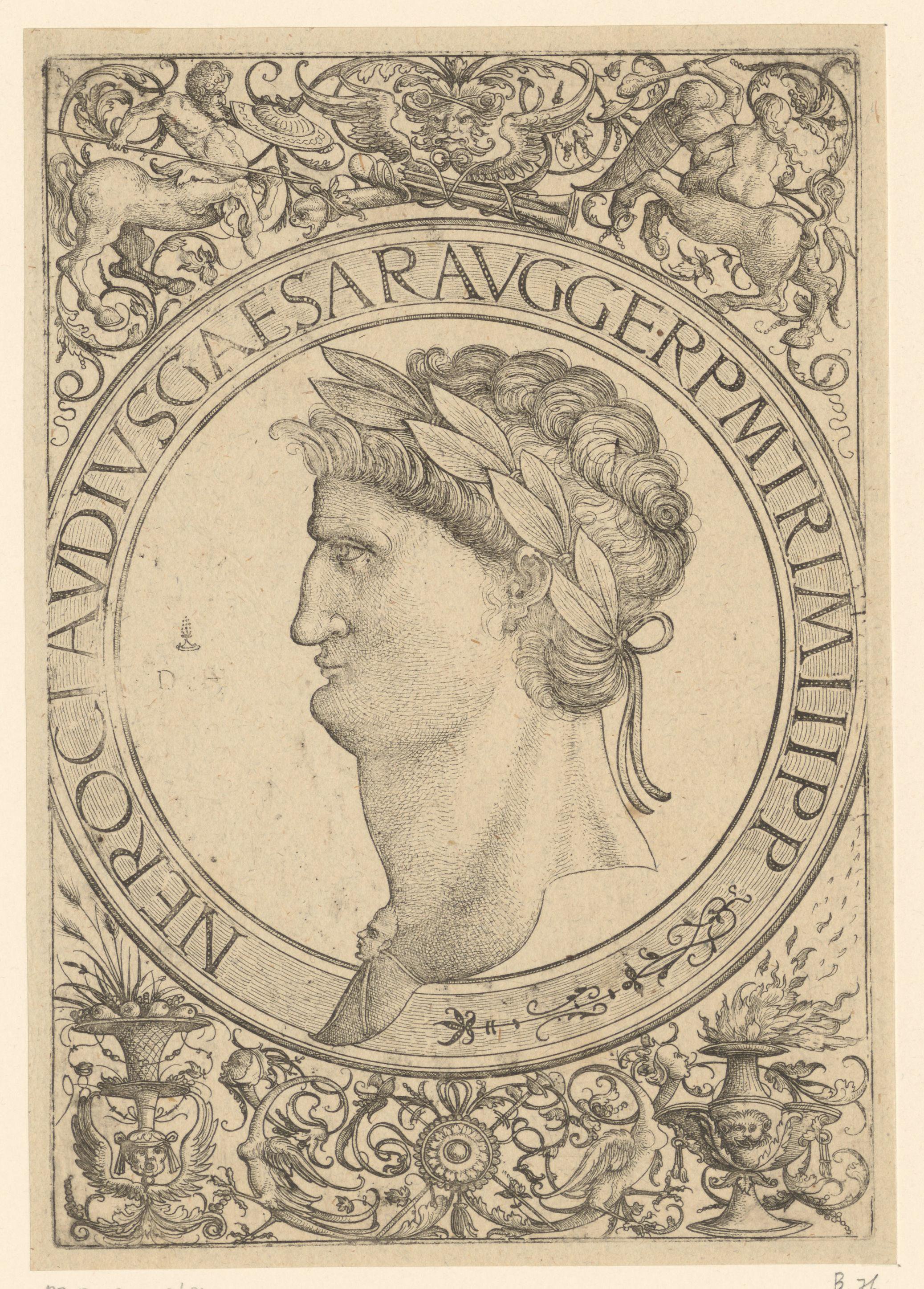 Portret van Nero