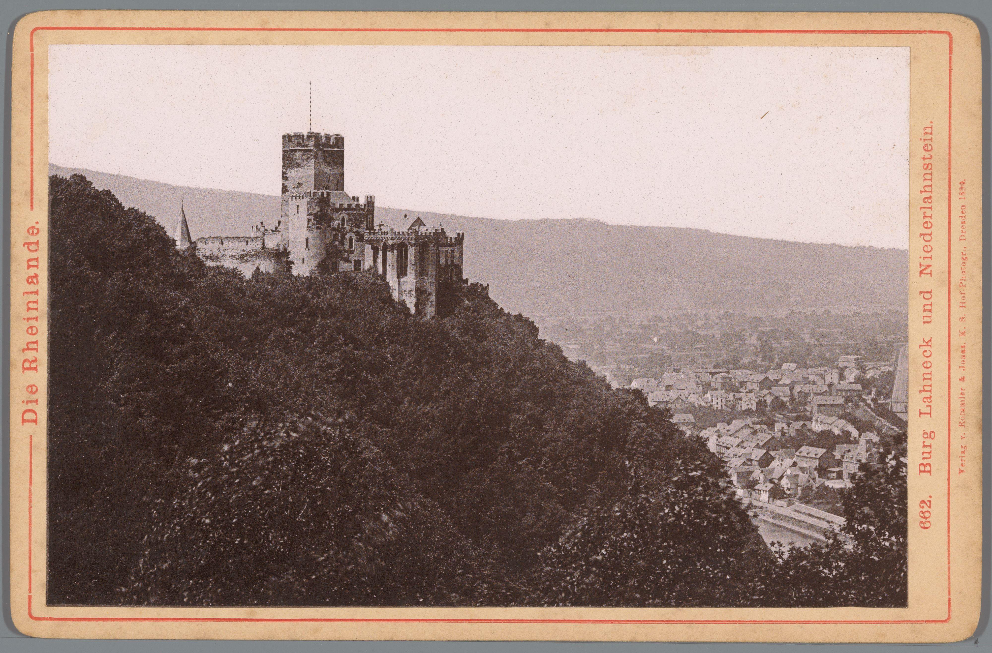 Gezicht op Burg Lahneck