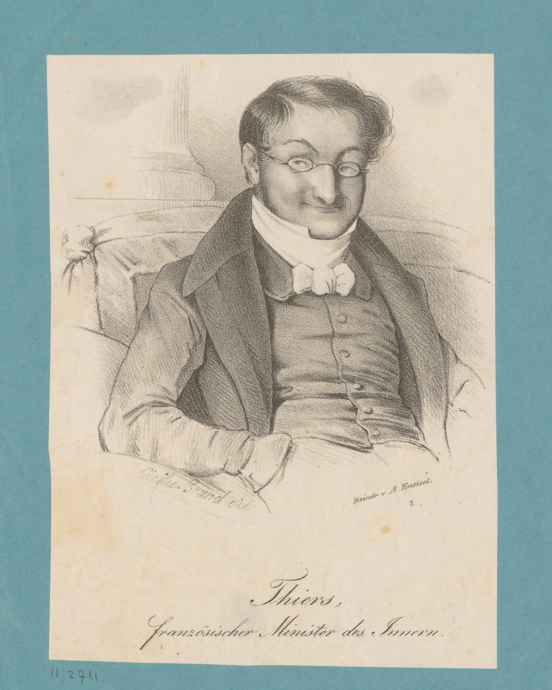 Portret van Adolphe Thiers