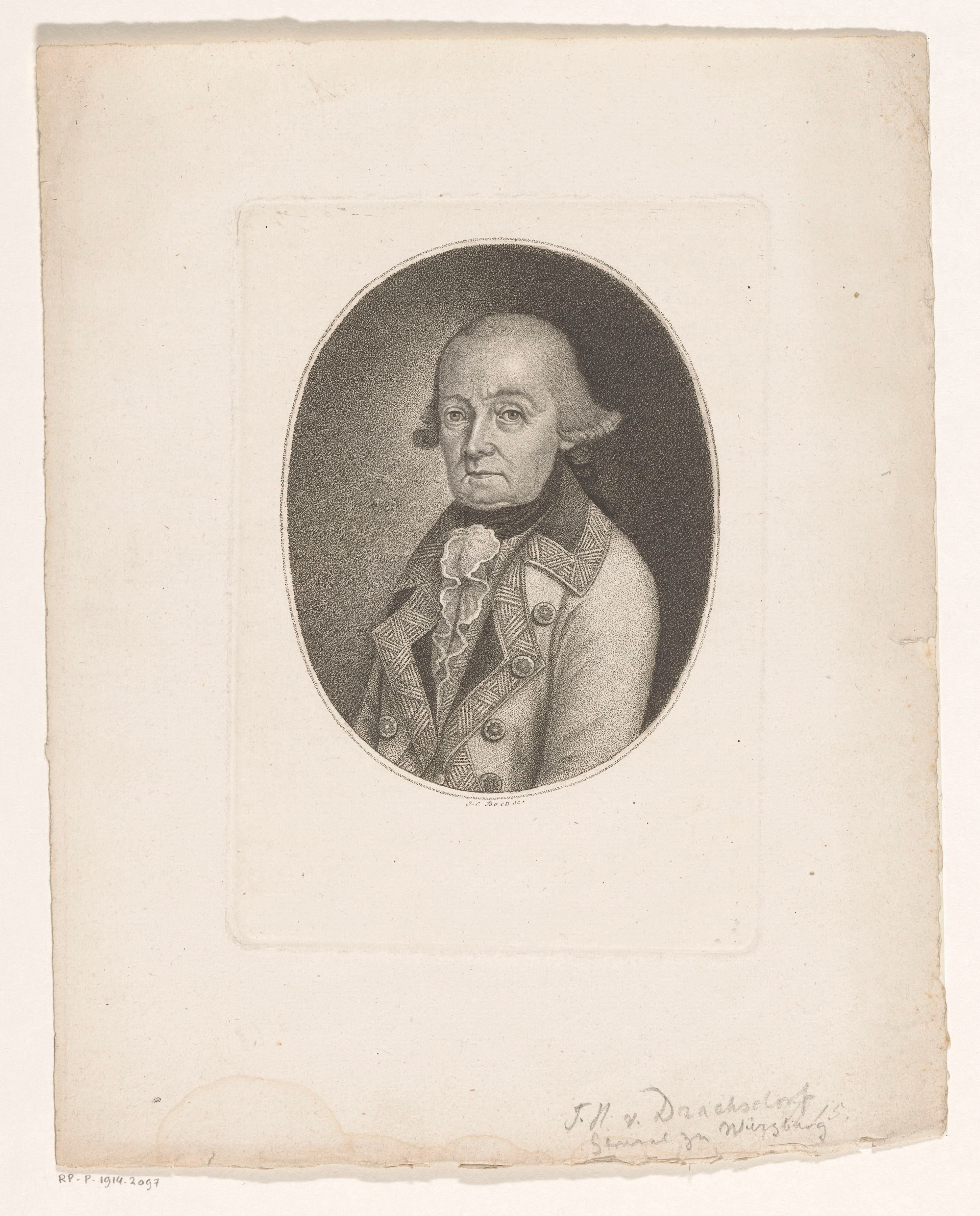 Portret van Karl von Drachsdorf
